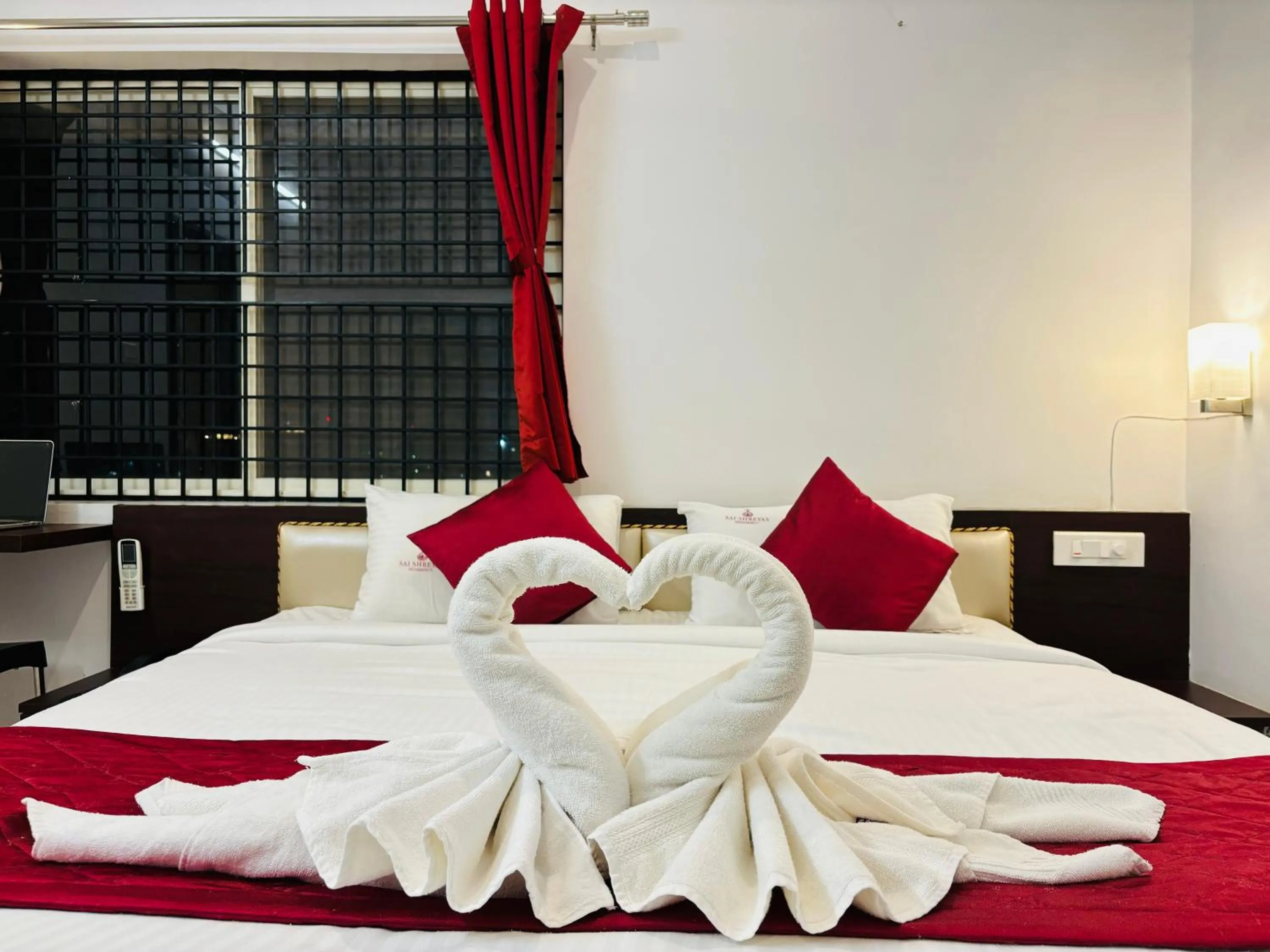 Bed in Sai Shreyas Residency, Boutique Hotel near Bangalore Airport