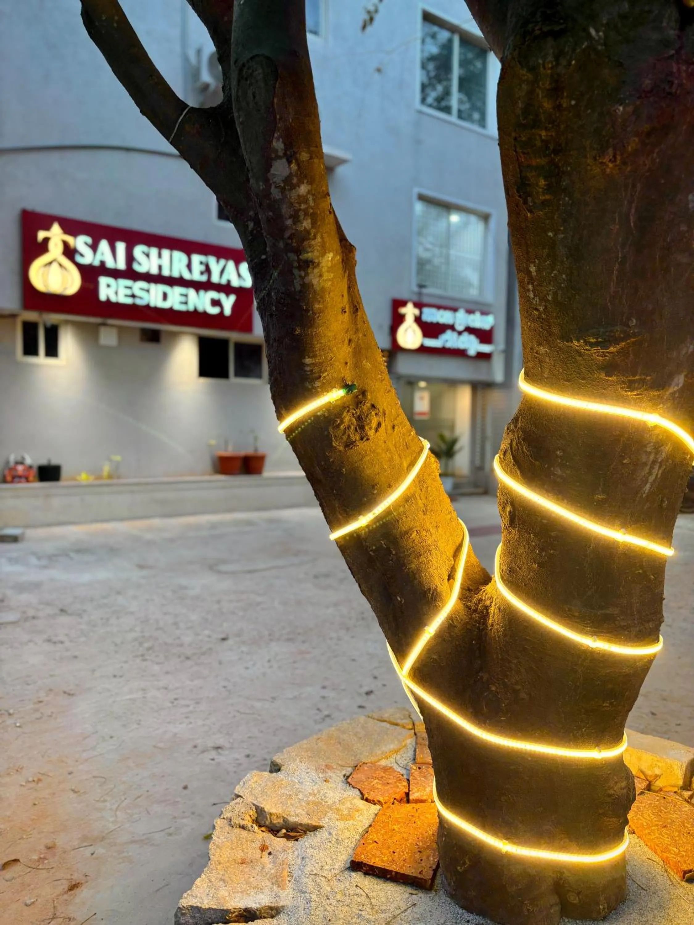 Property building in Sai Shreyas Residency, Boutique Hotel near Bangalore Airport