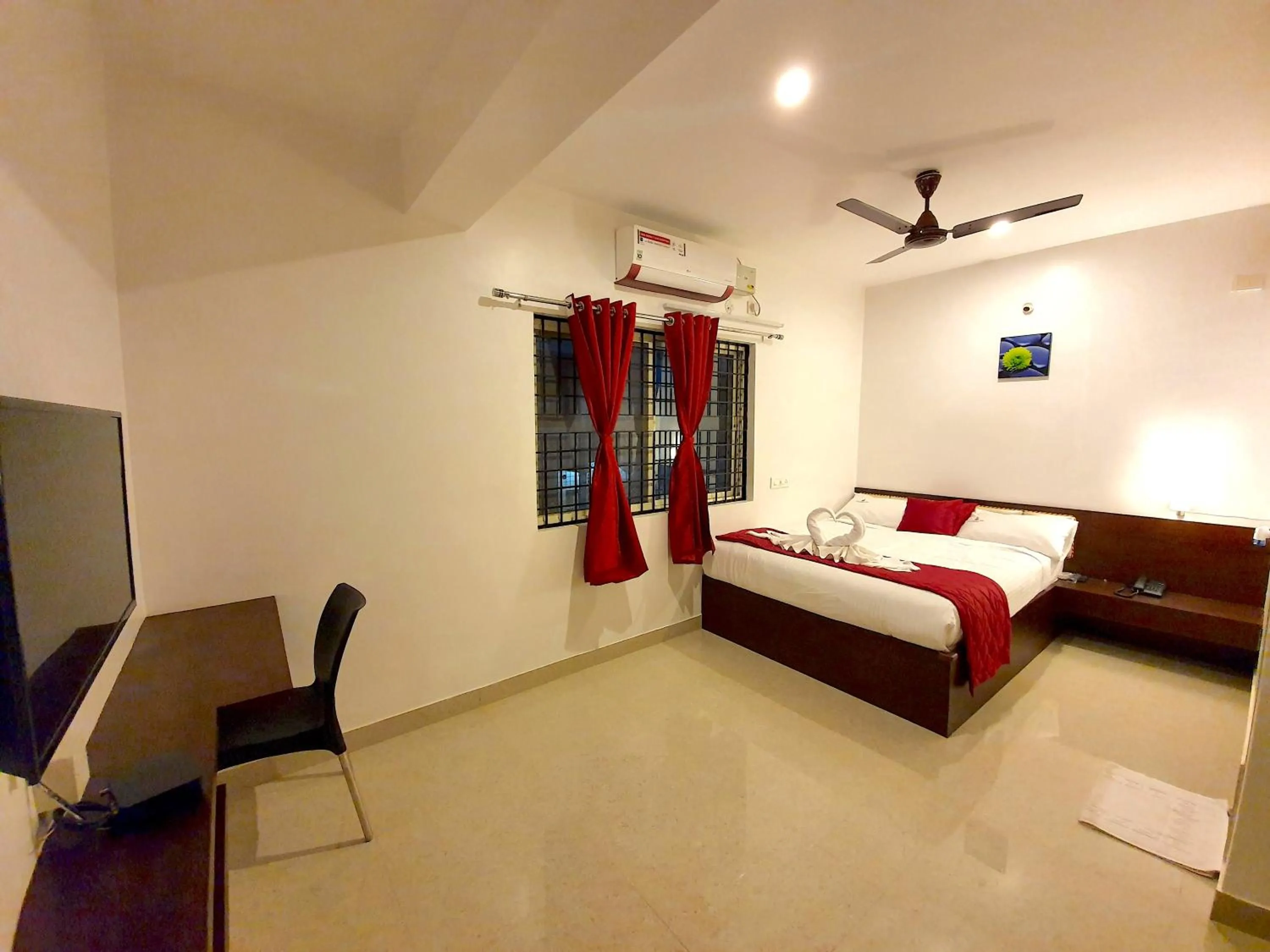 Bed in Sai Shreyas Residency, Boutique Hotel near Bangalore Airport