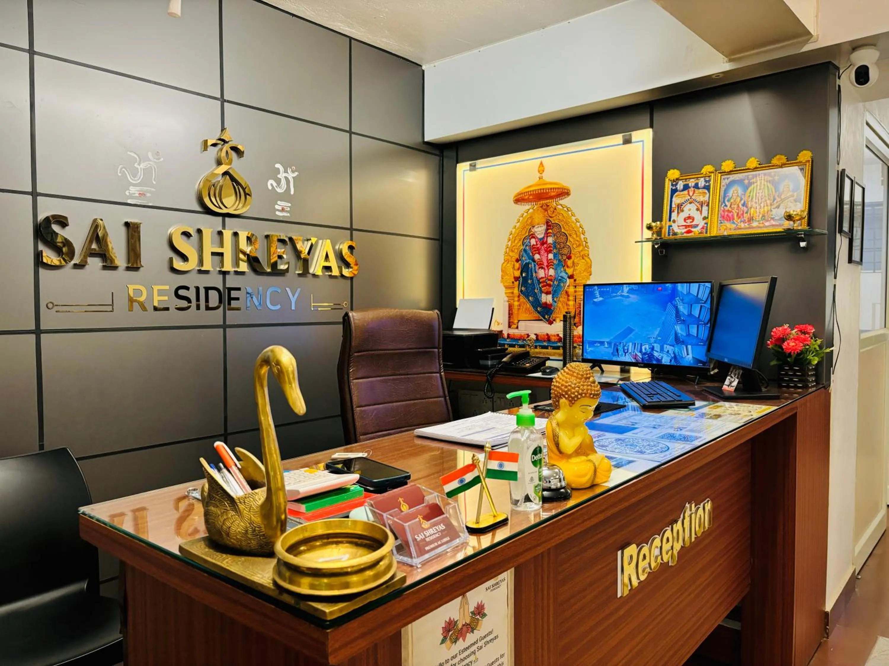 Property logo or sign in Sai Shreyas Residency, Boutique Hotel near Bangalore Airport