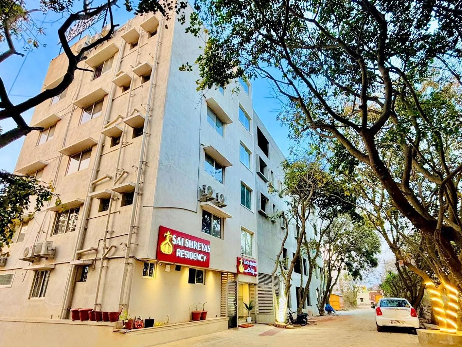 Property building in Sai Shreyas Residency, Boutique Hotel near Bangalore Airport