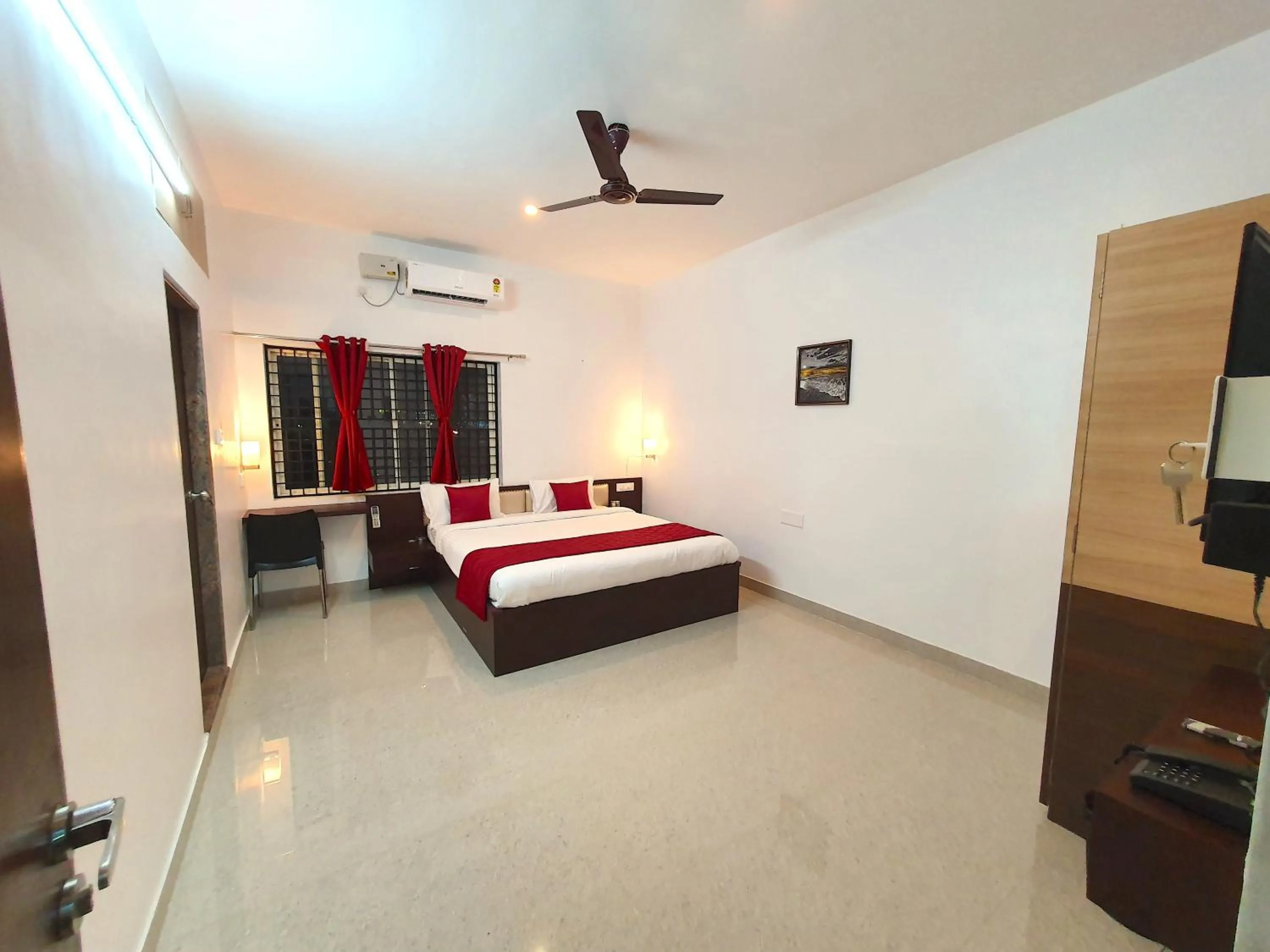 Bed in Sai Shreyas Residency, Boutique Hotel near Bangalore Airport