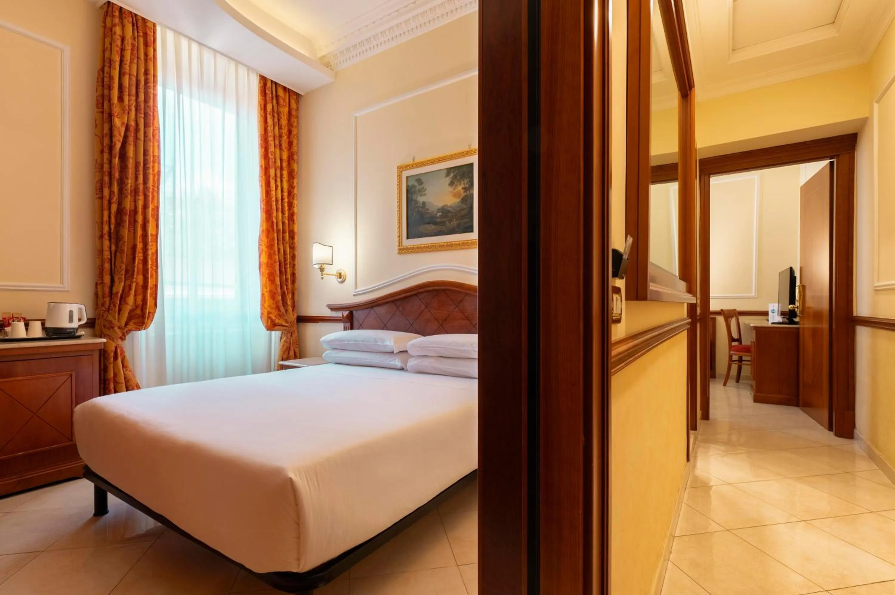 Bed in Hotel Hiberia