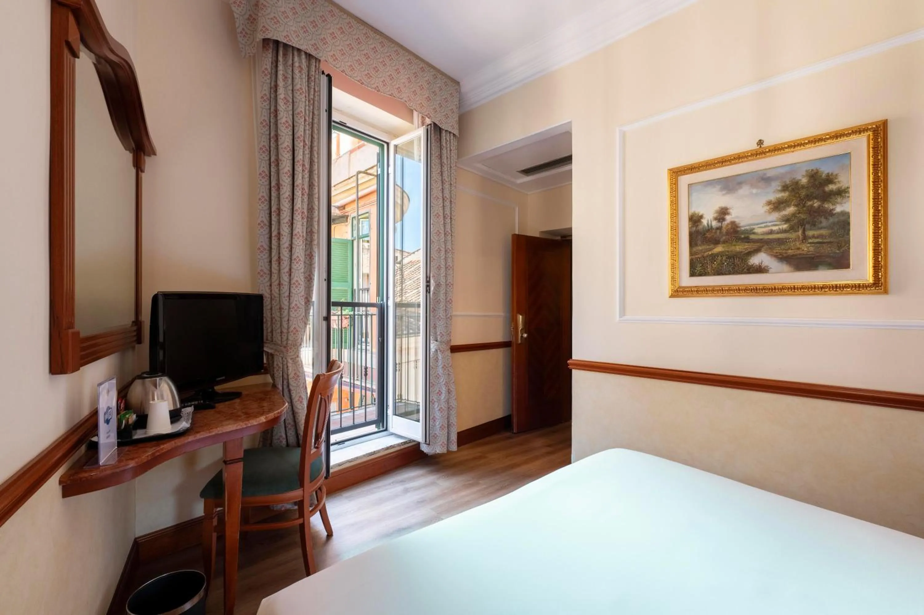 Bed in Hotel Hiberia