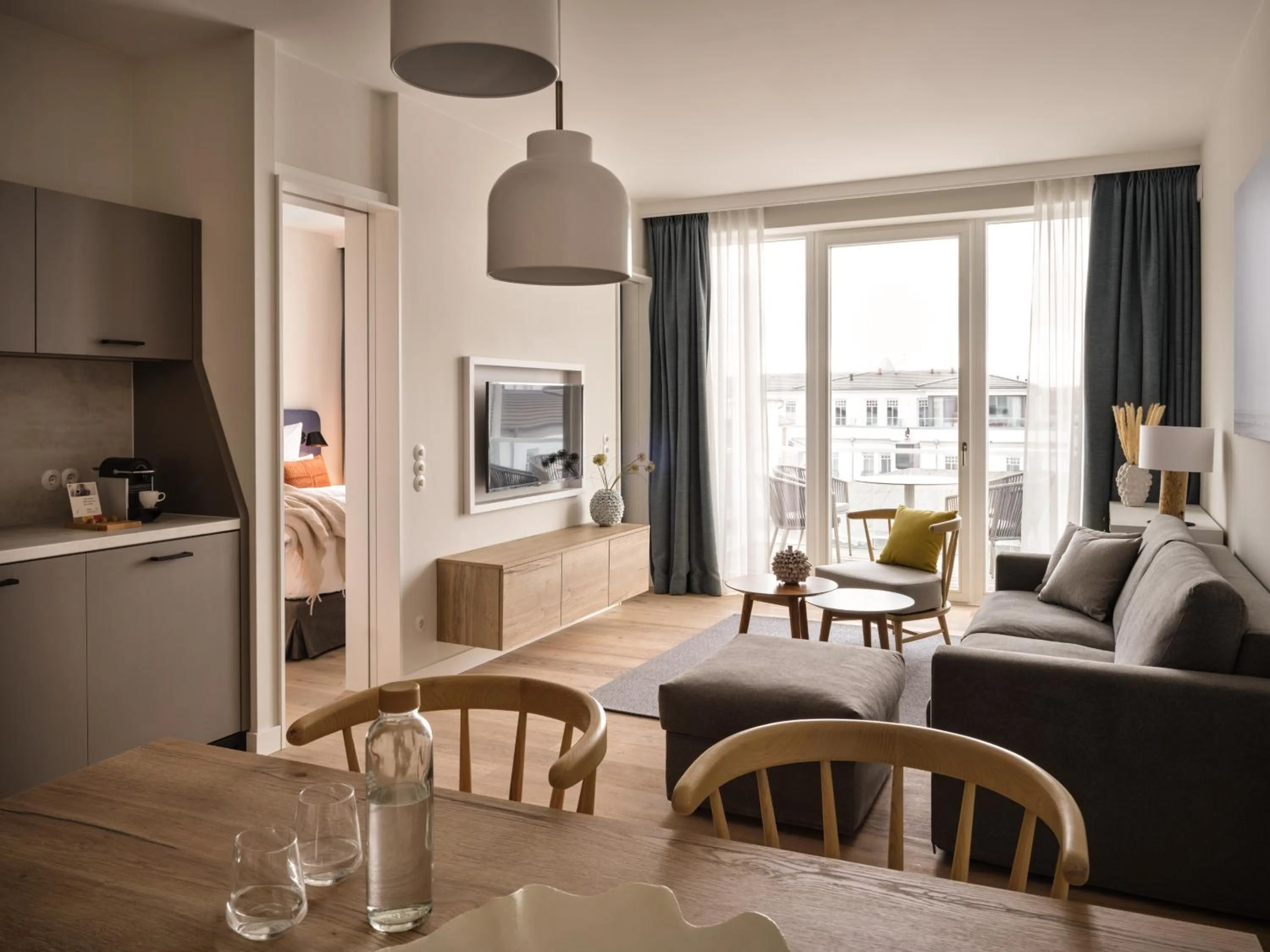 Kitchen or kitchenette in the breeze