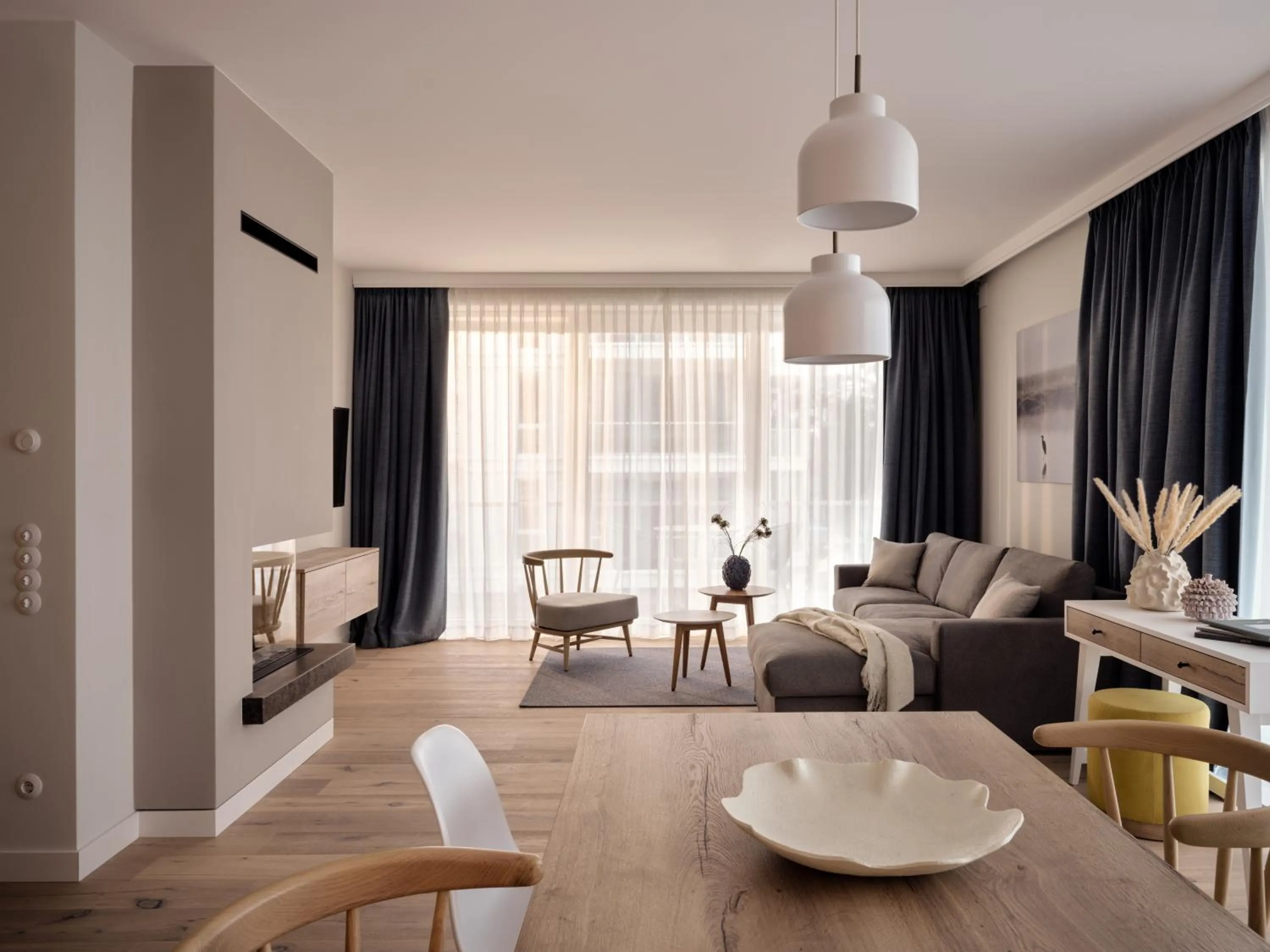 Living room in the breeze