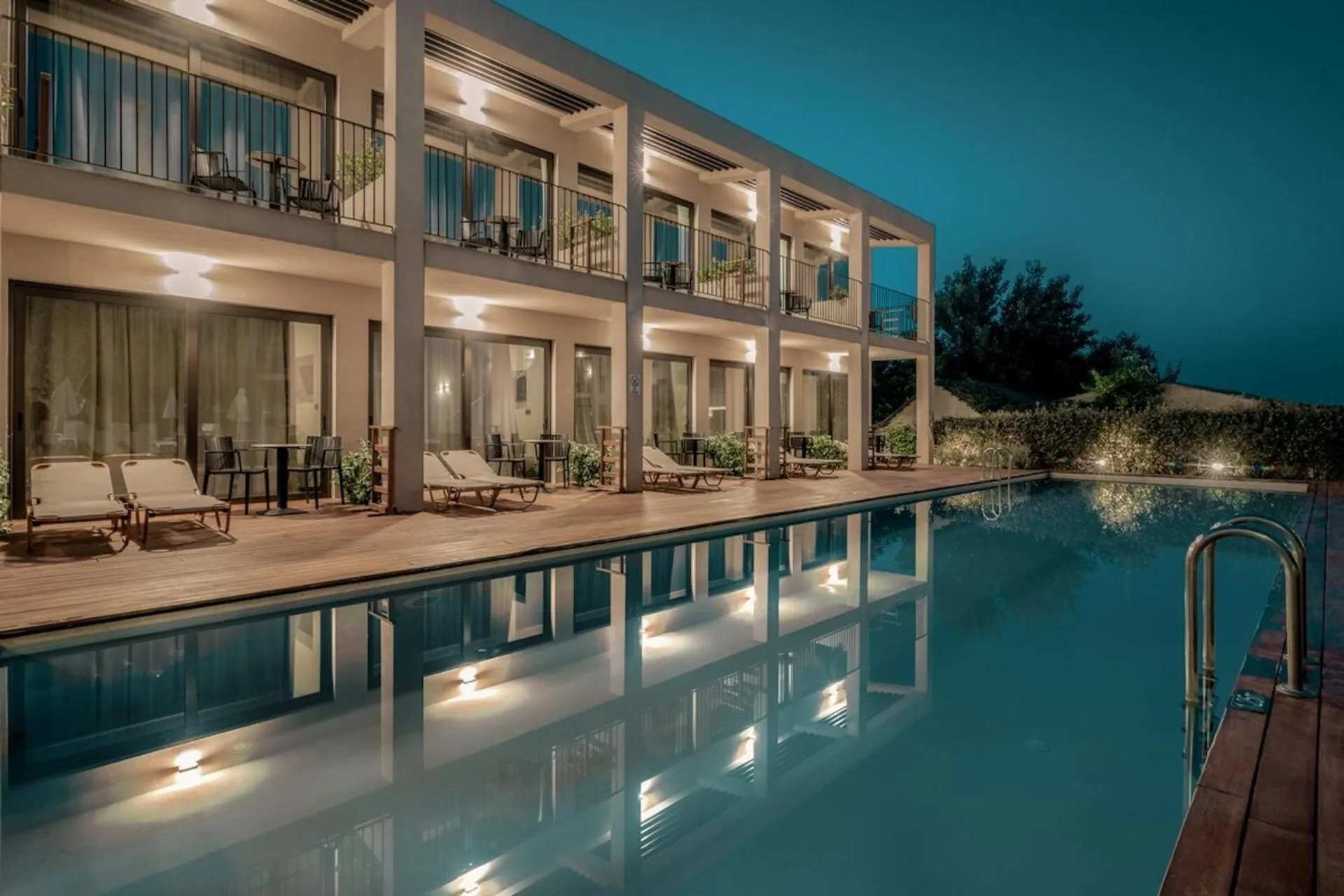 Property building in New Beach Hotel