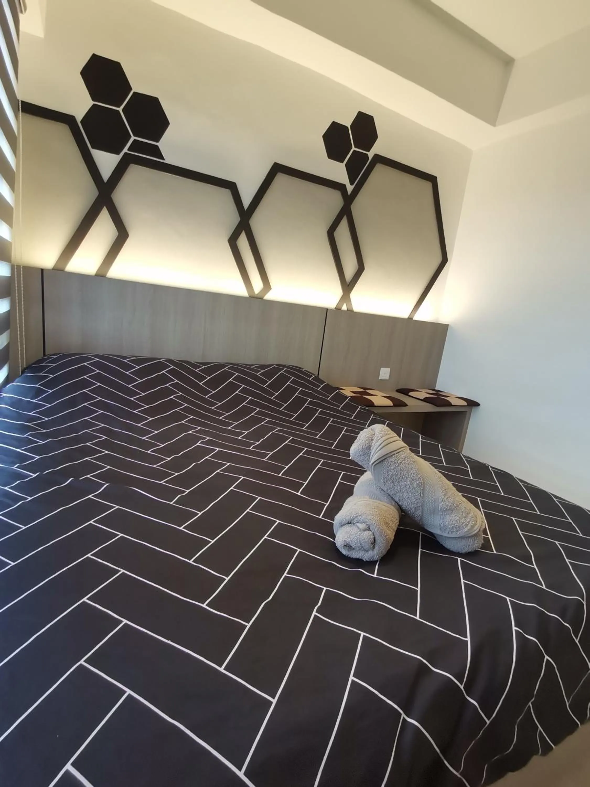 Bedroom in Pax6+2 Melaka Famous Homestay Klebang Homefeel