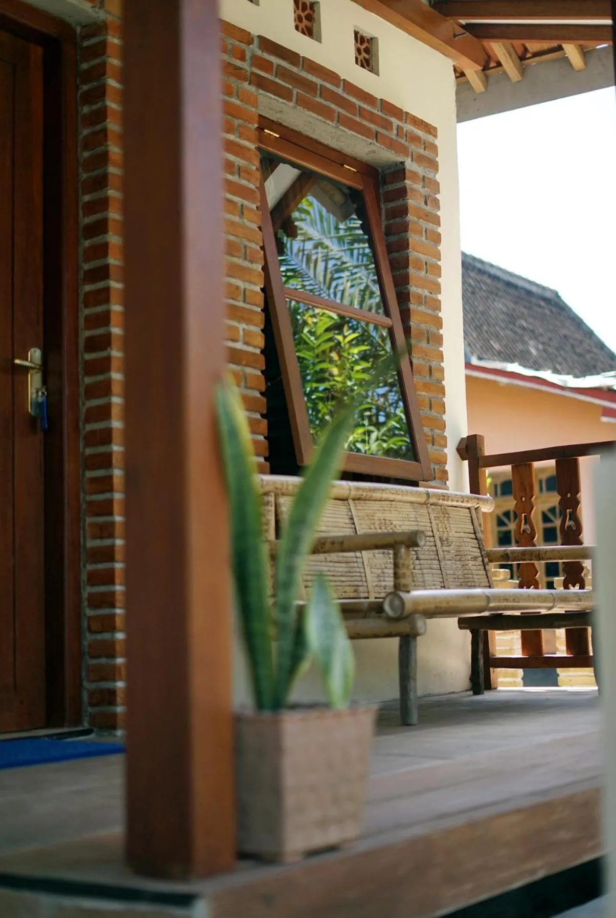 Balcony/Terrace in Penginapan Homestay Mudiyono Syari'ah
