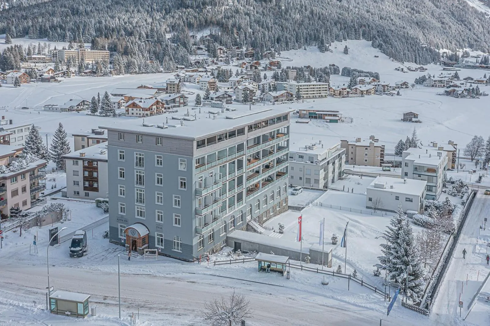 Property building in ALPINE INN Davos