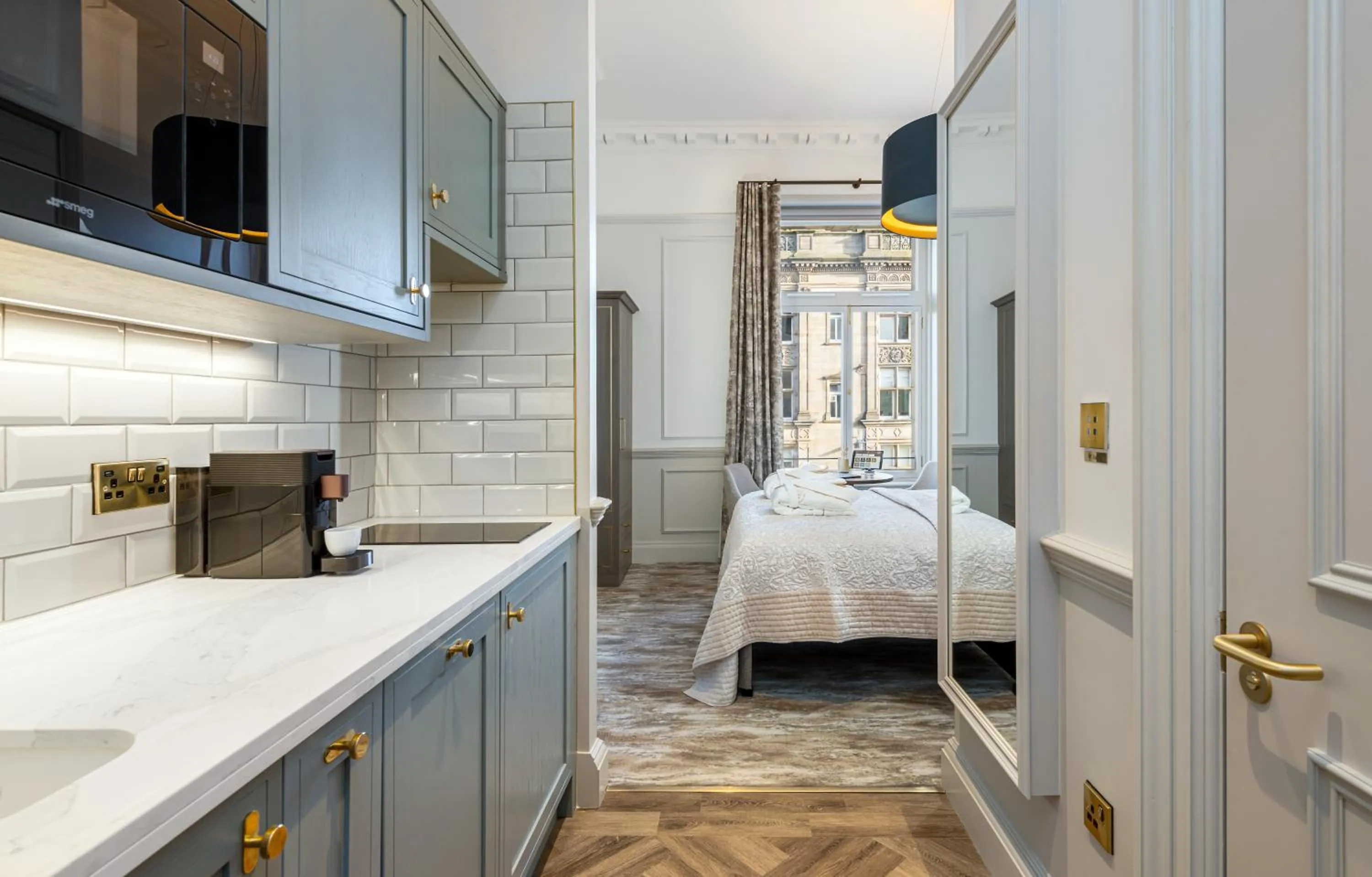 Kitchen or kitchenette, Bed in RÌGH Residences - George Street