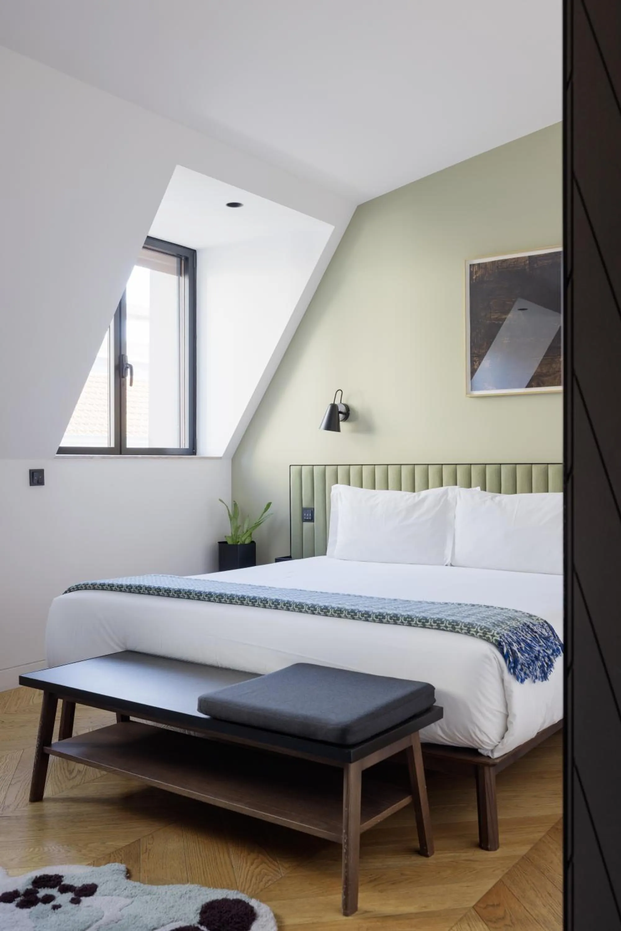 Bedroom, Bed in Hotel Hotel - Member of Design Hotels