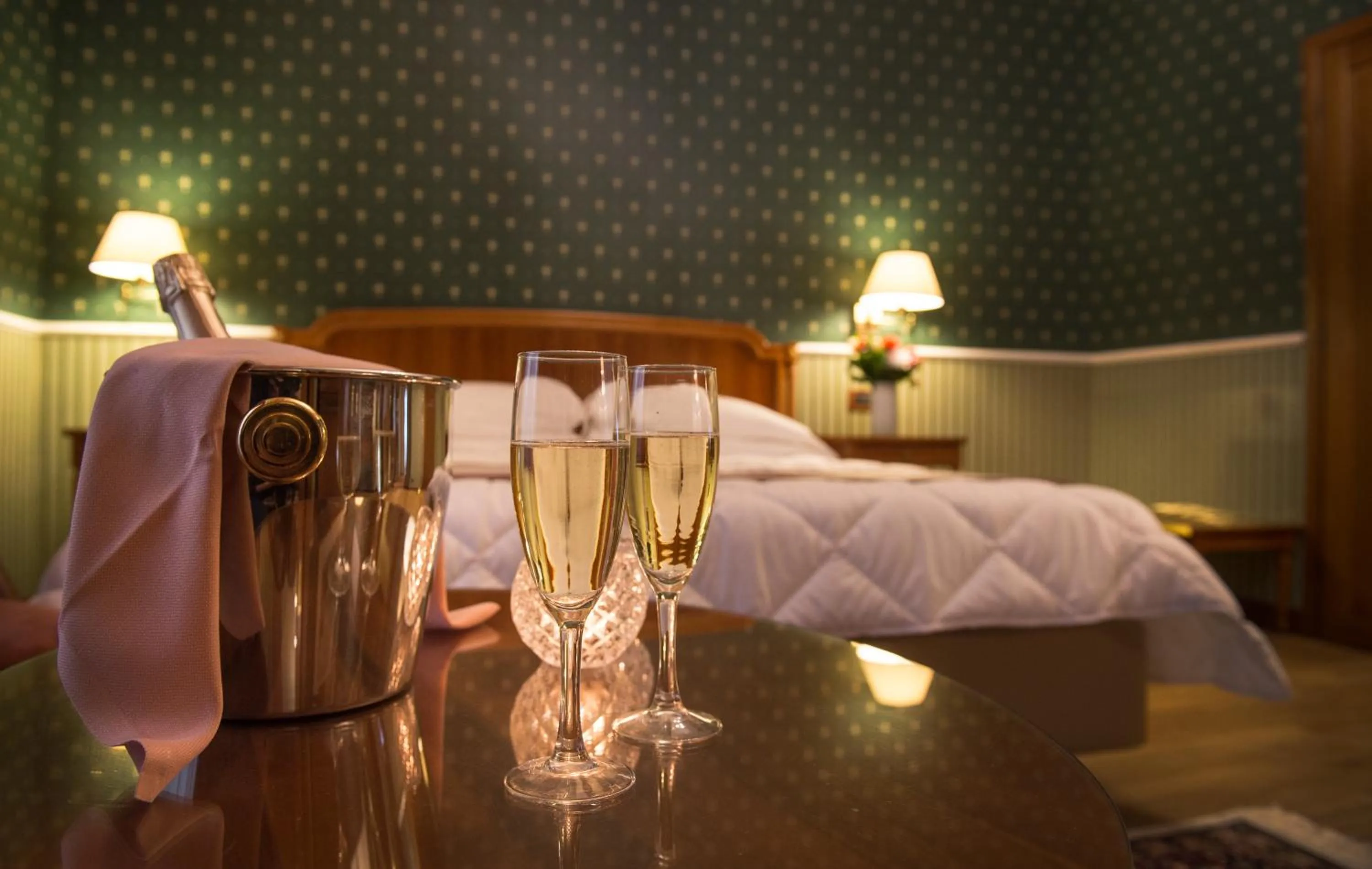 Bedroom, Bed in Strozzi Palace Hotel