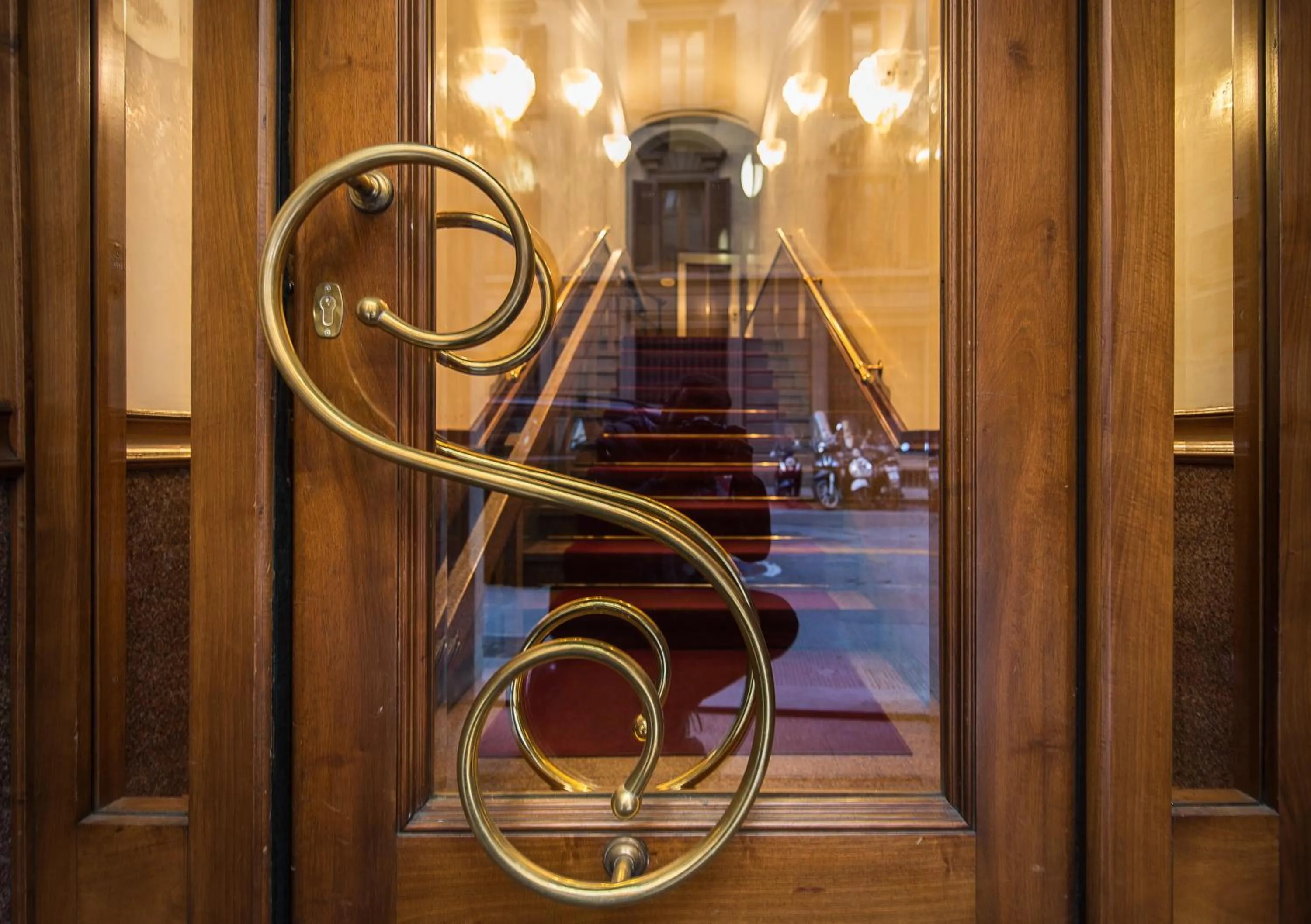 Facade/entrance in Strozzi Palace Hotel