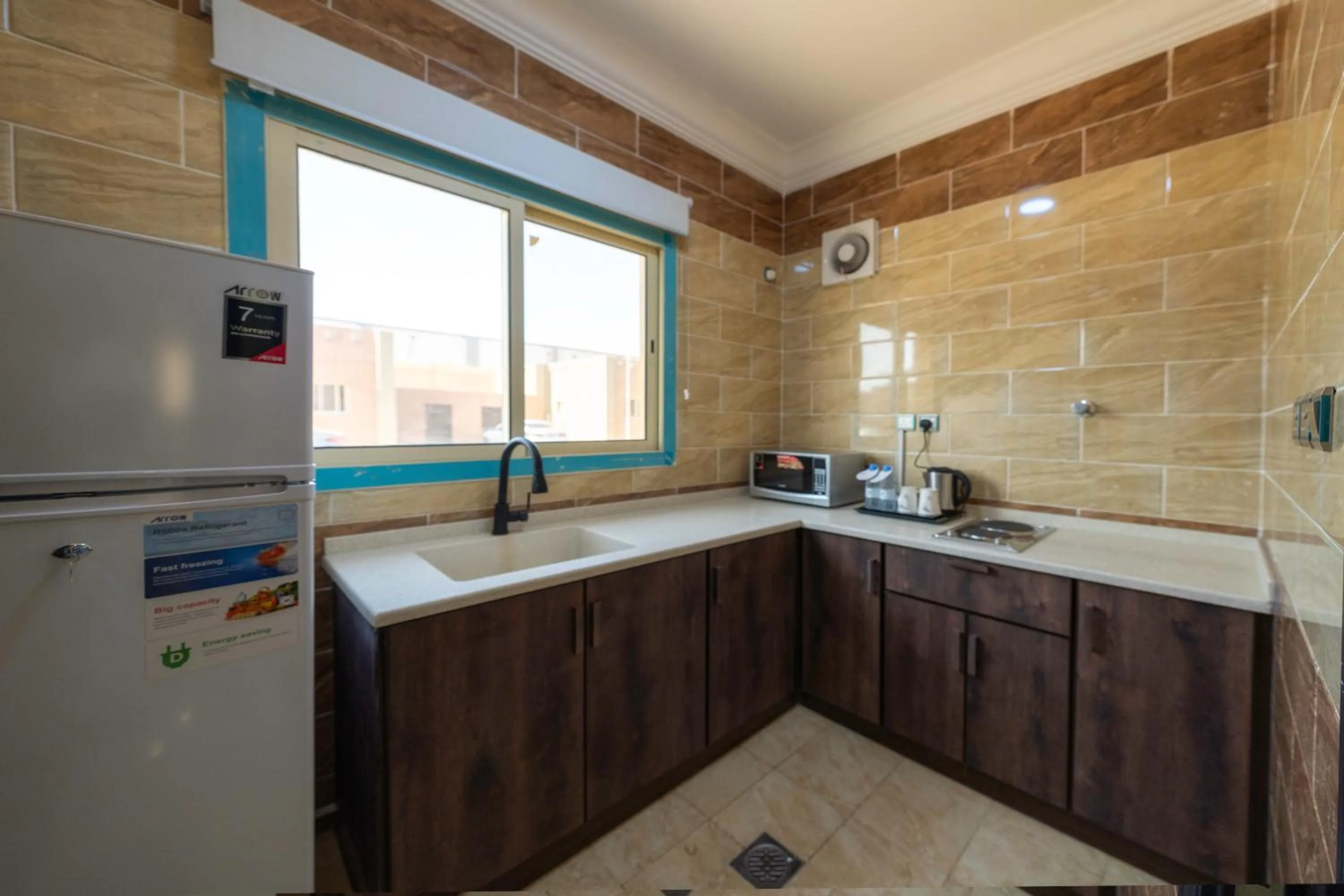 Kitchen or kitchenette in Mirada Gold Jizan - Chalets & Holiday Homes