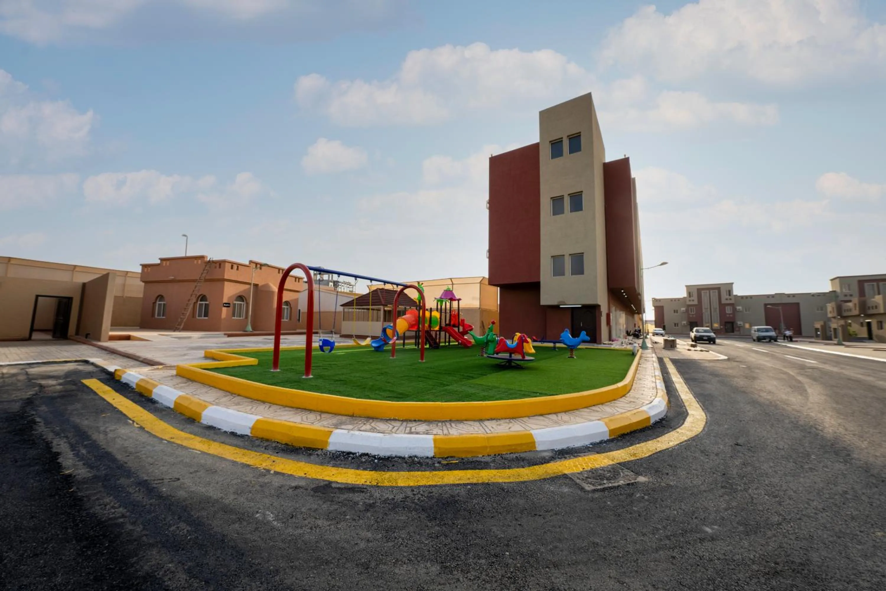 Children play ground in Mirada Gold Jizan - Chalets & Holiday Homes