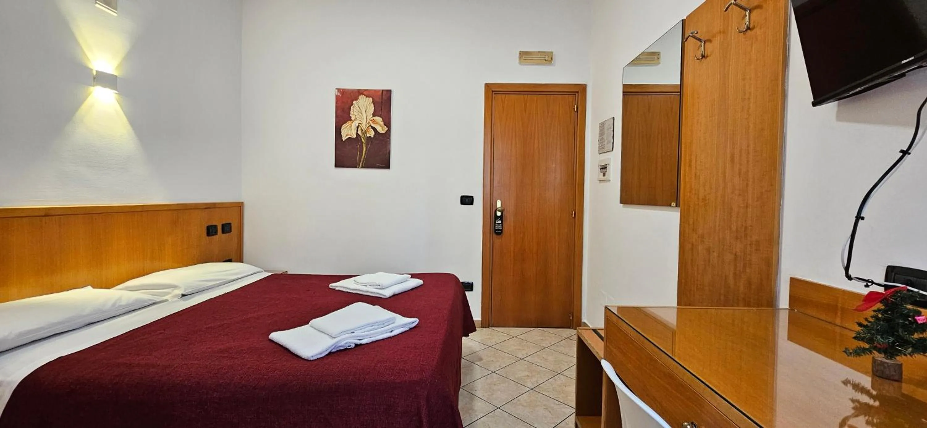 Bed in Hotel Zara Napoli