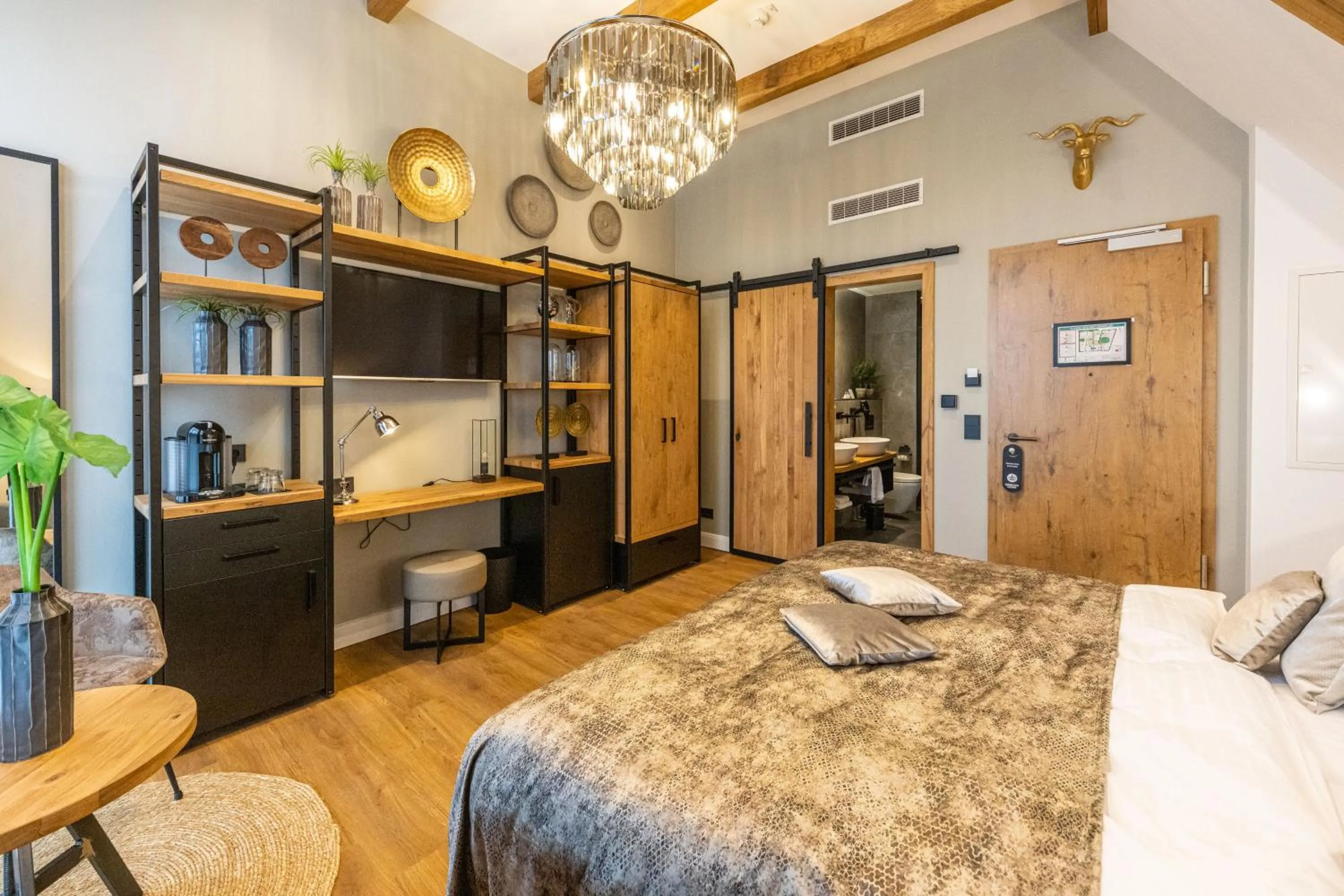 TV and multimedia, Bed in Boutique Hotel Melchers