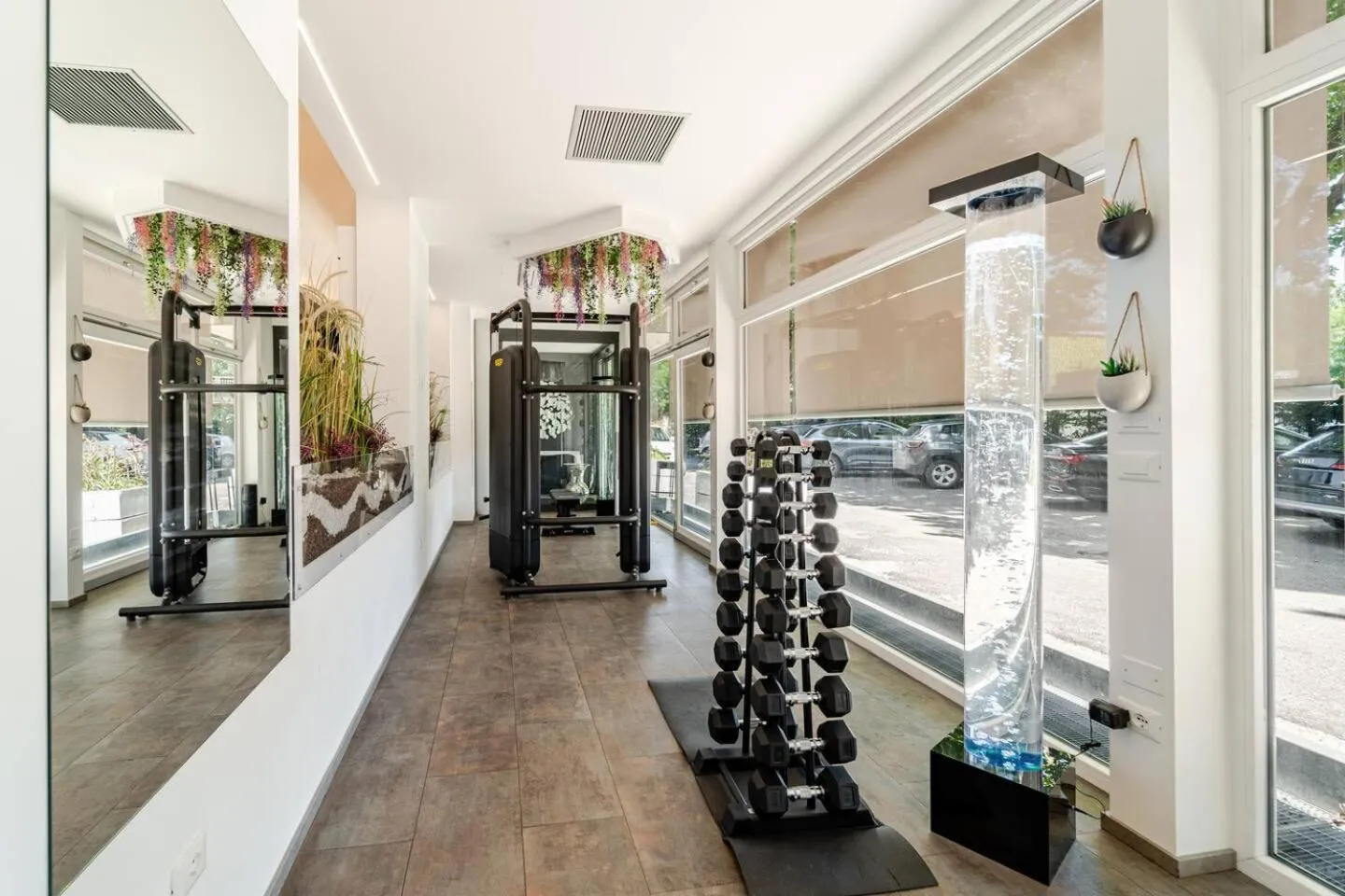 Fitness centre/facilities in Hotel Fiera Wellness & Spa