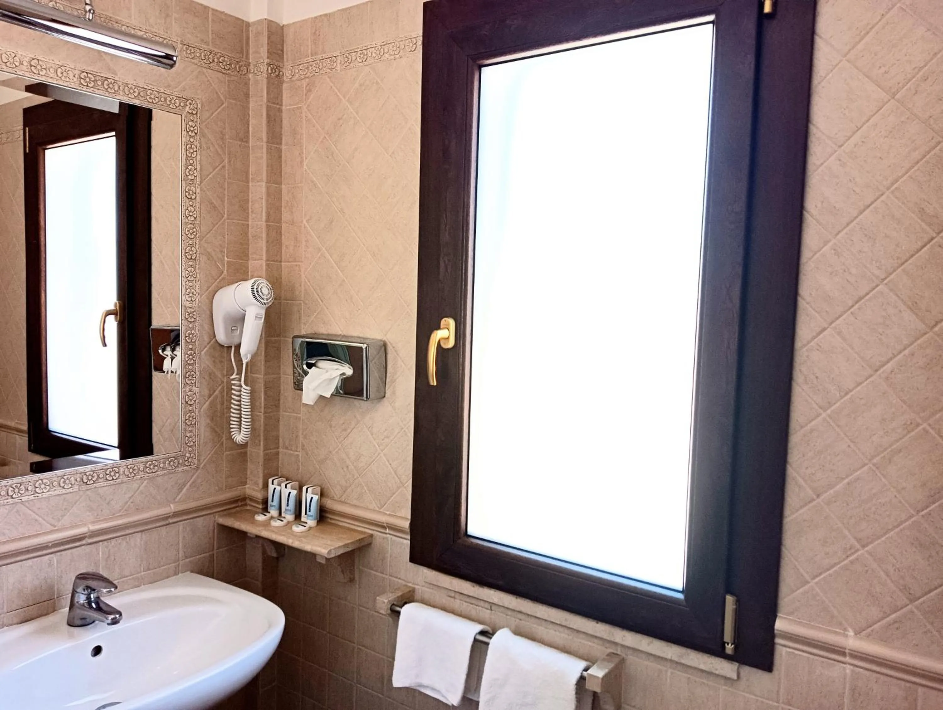 Shower in Hotel Riviera Fiumicino