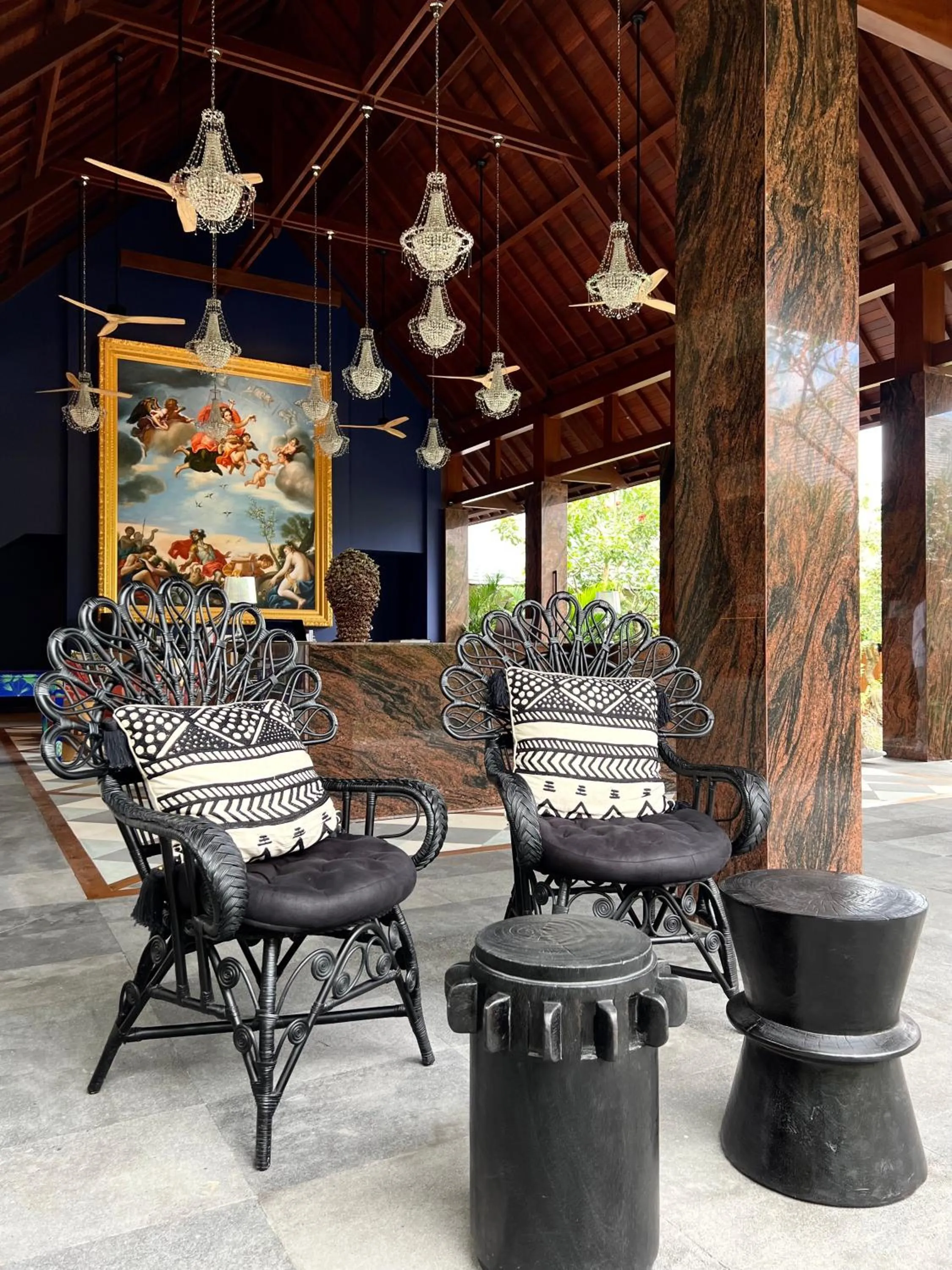 Living room in La Reserve 1785 Canggu - Adults Only