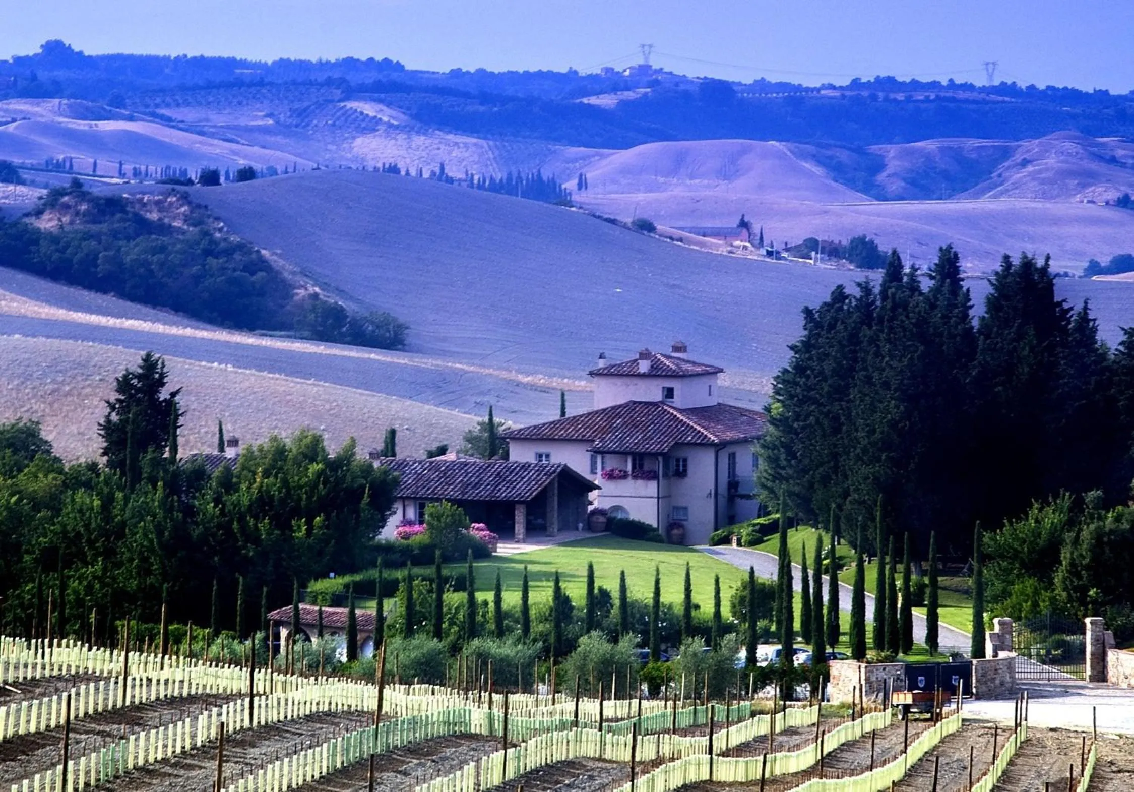 Bird's eye view in Borgo della Meliana Gambassi Terme