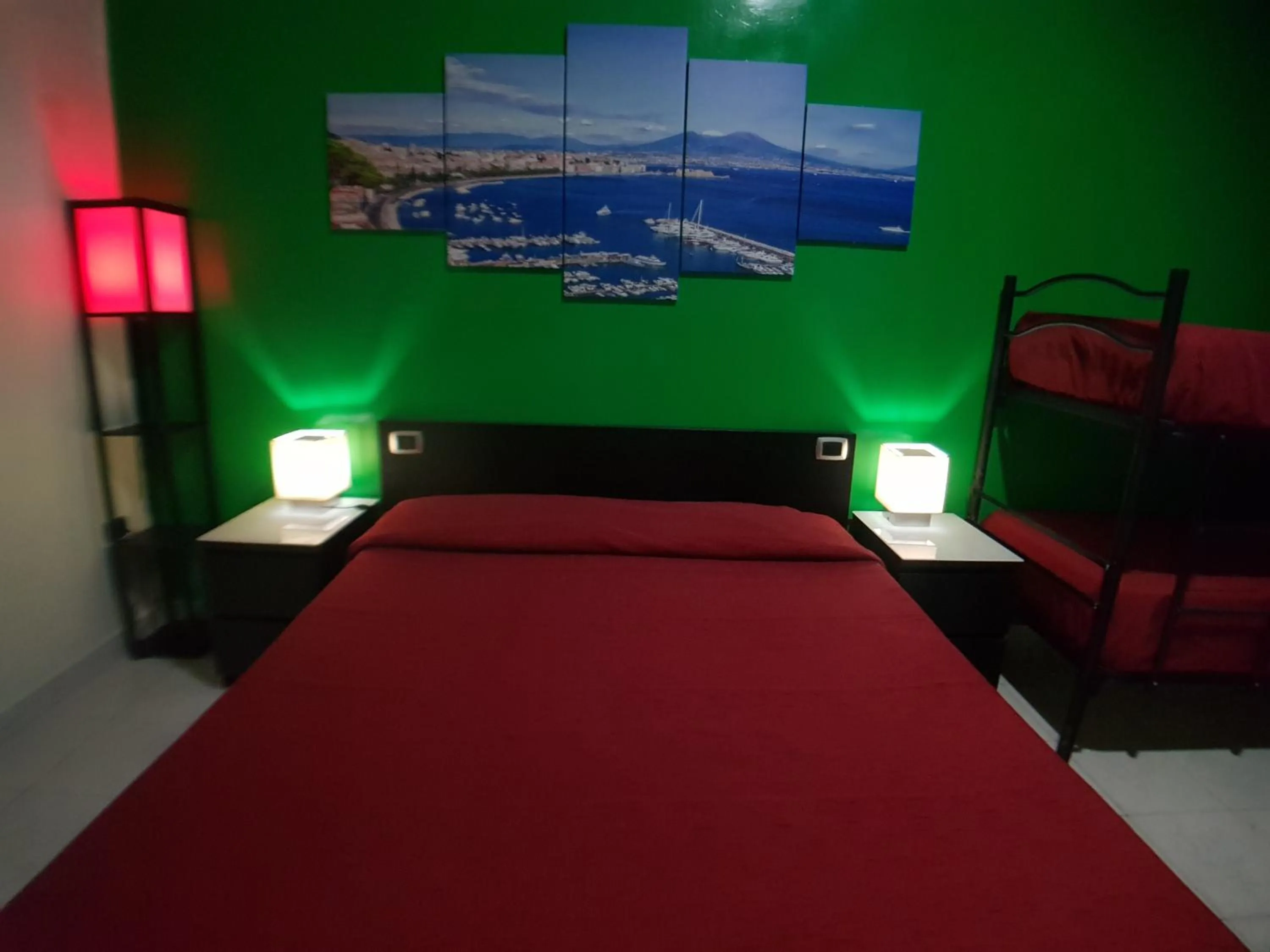 Bed in Hotel Ginevra