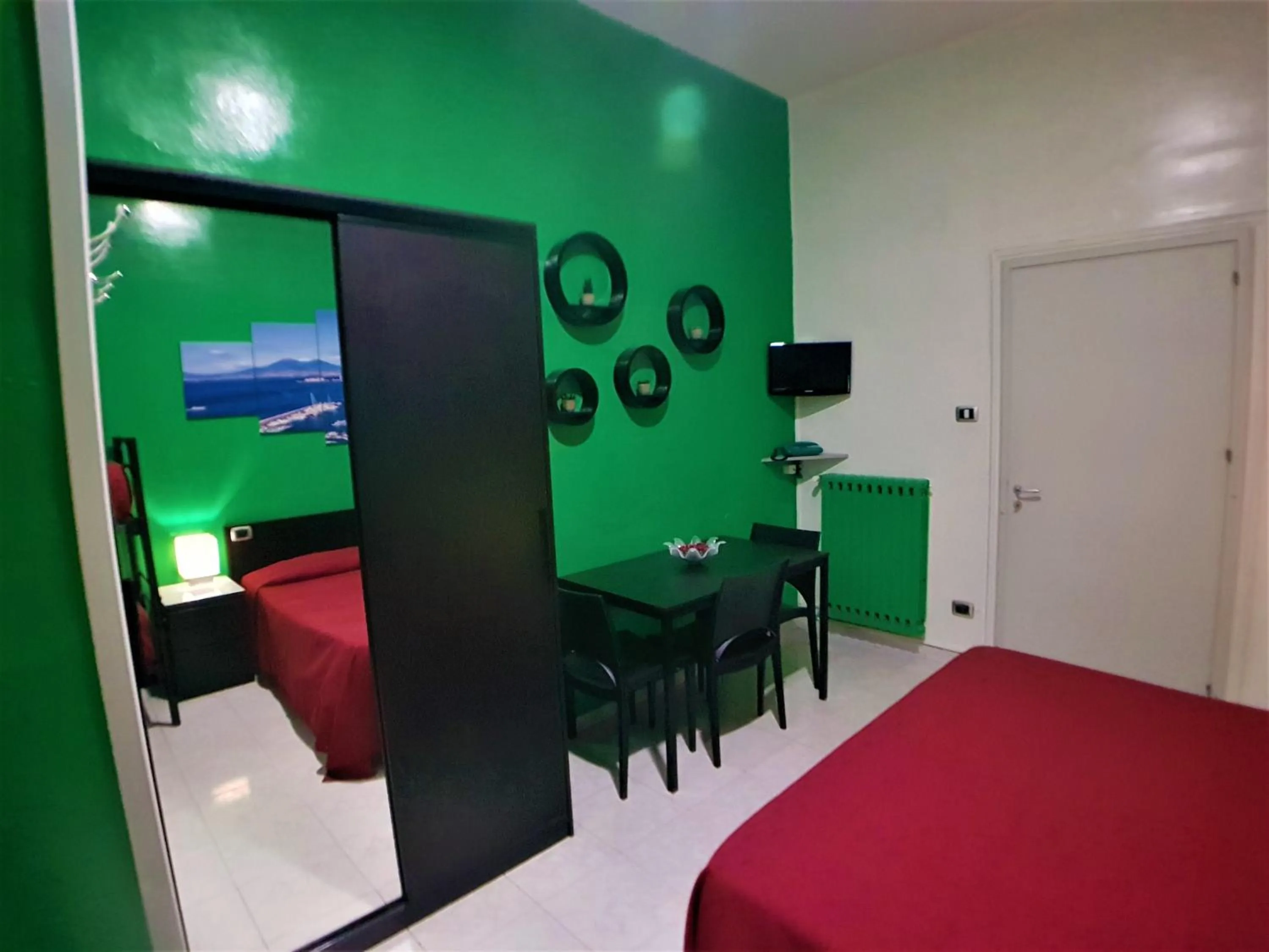 Bed in Hotel Ginevra