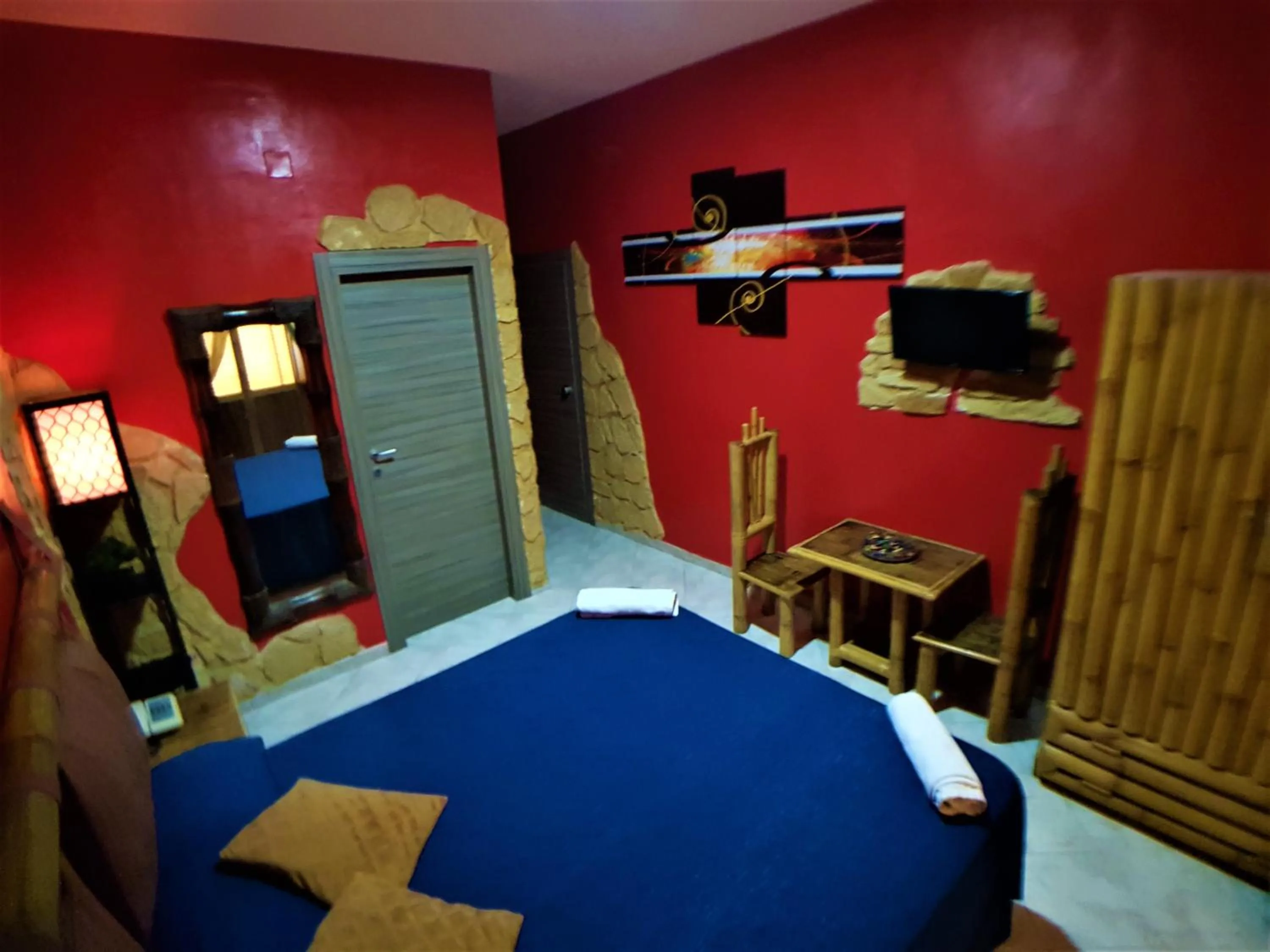 Bed in Hotel Ginevra