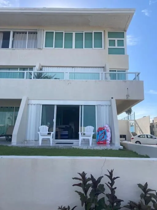 Balcony/Terrace in Cancun Oceanfront, Entire Apartment
