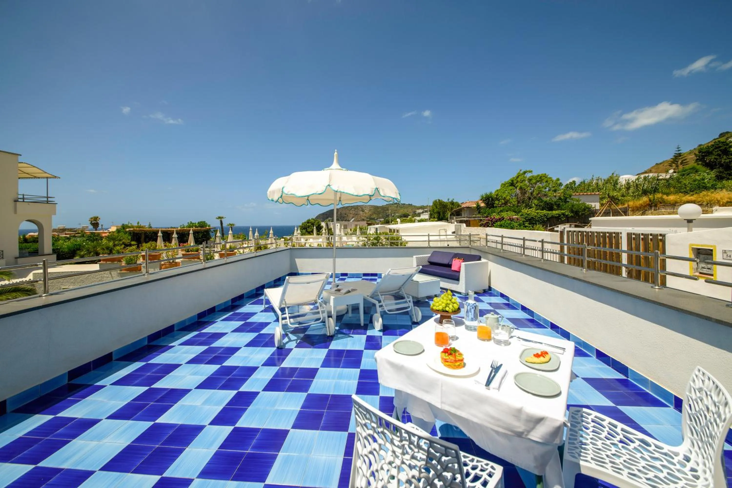 Balcony/Terrace in Hotel Terme San Michele & SPA, WorldHotels Distinctive