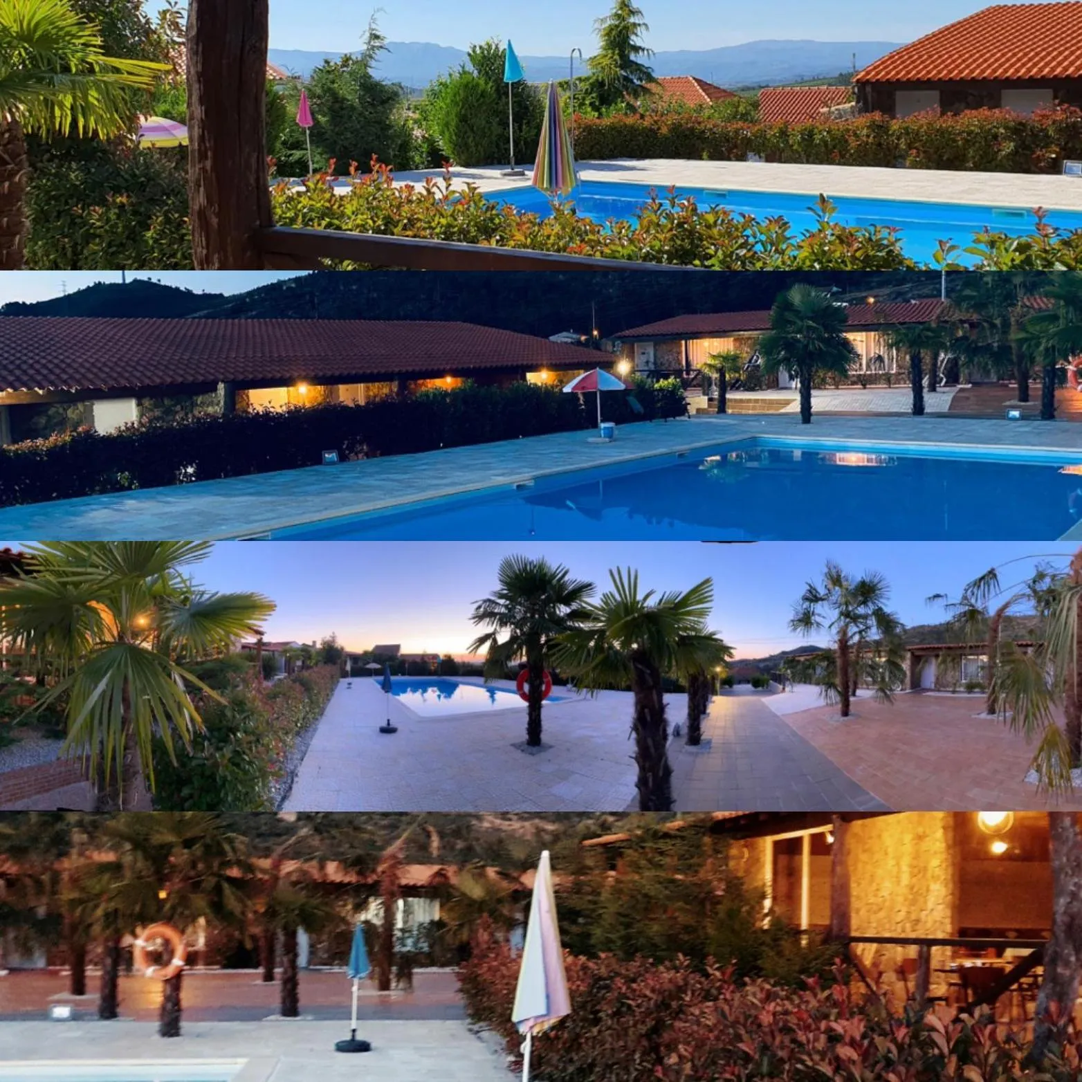 Pool view in Gojim Casa Rural