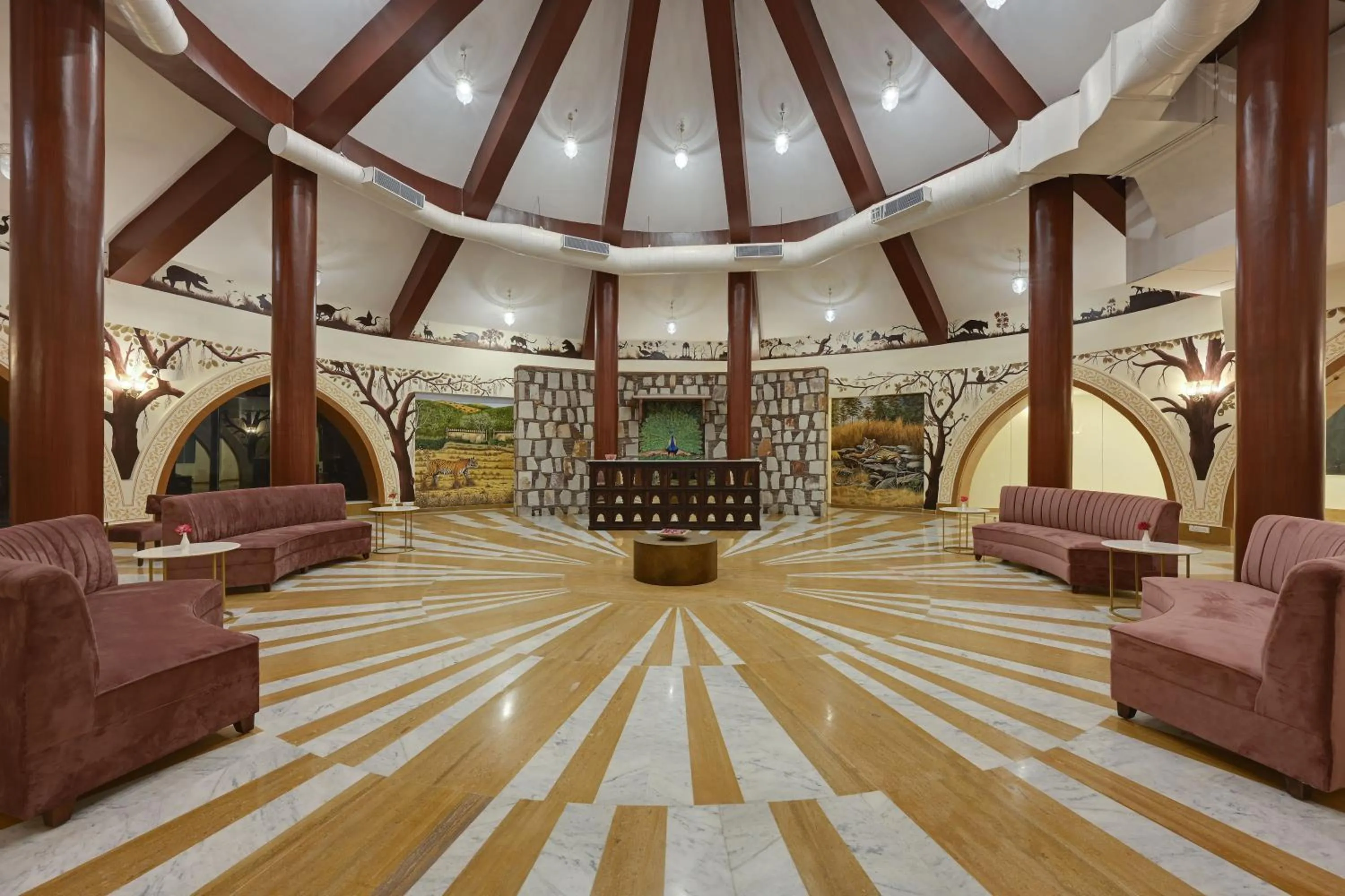 Lobby or reception in The Sawai Bagh