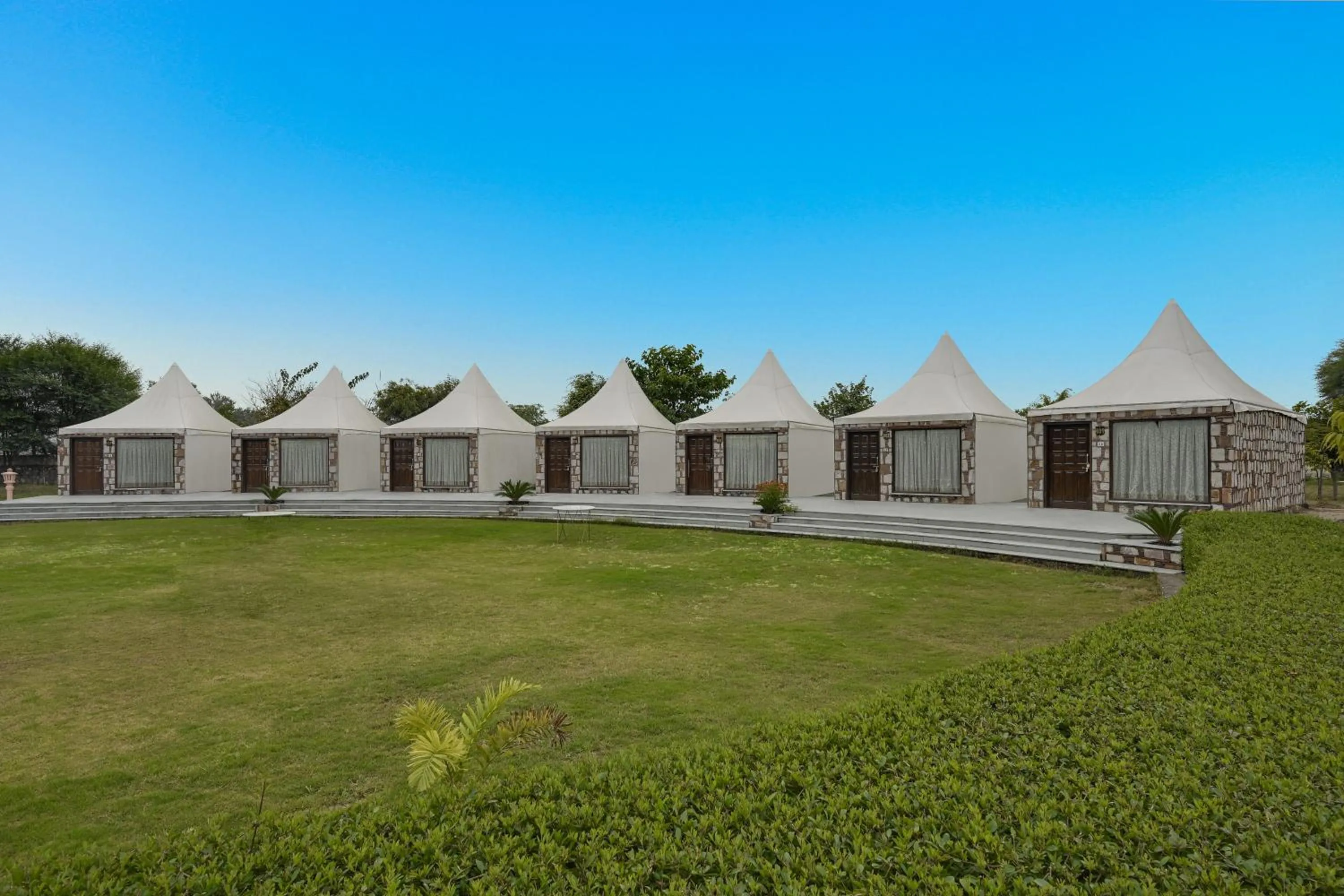 Garden view in The Sawai Bagh