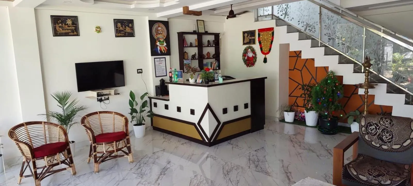 Seating area in White House Residency