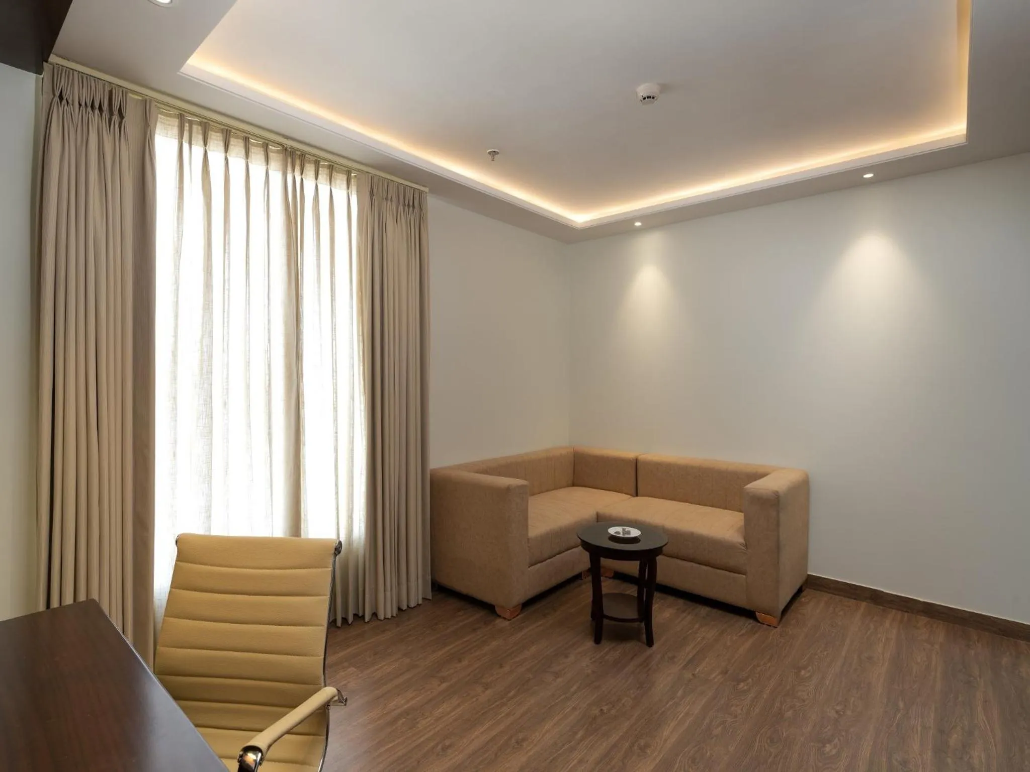 Seating area in Cygnett Park BL