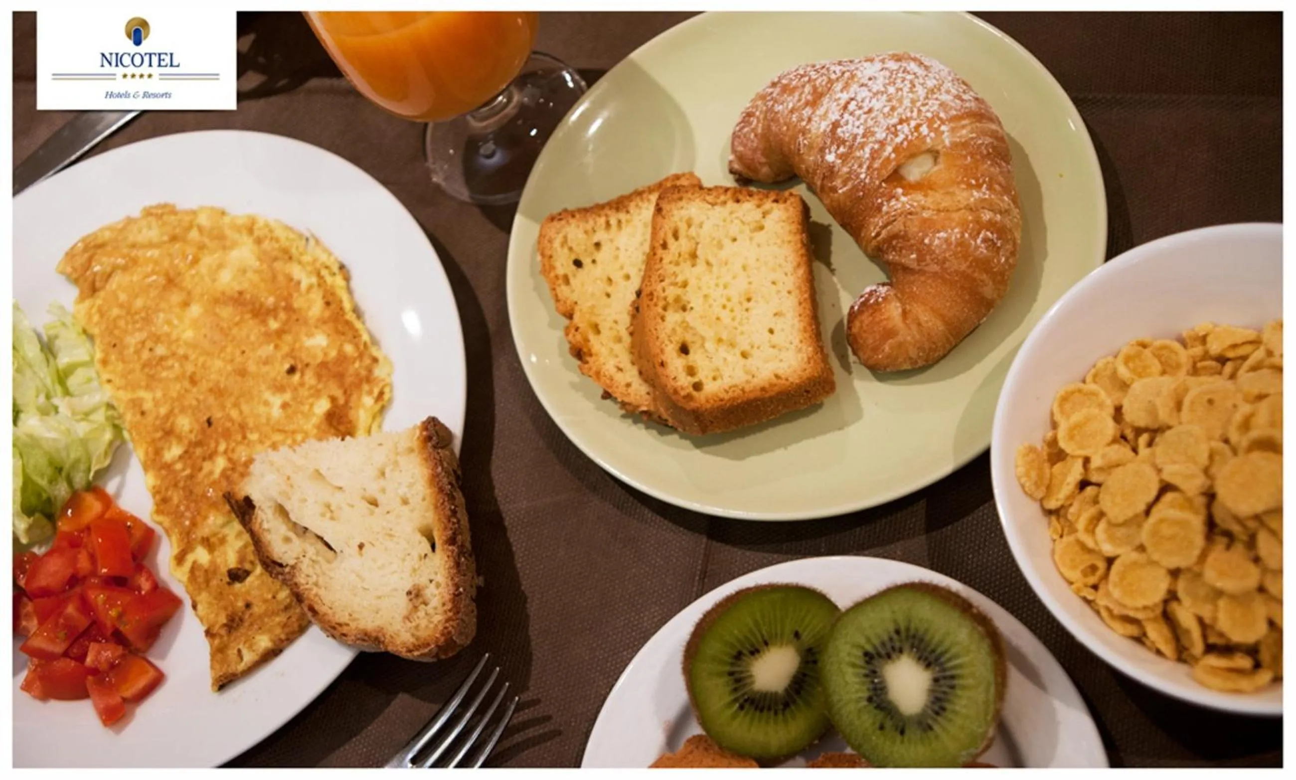 Food and drinks in Nicotel Pineto