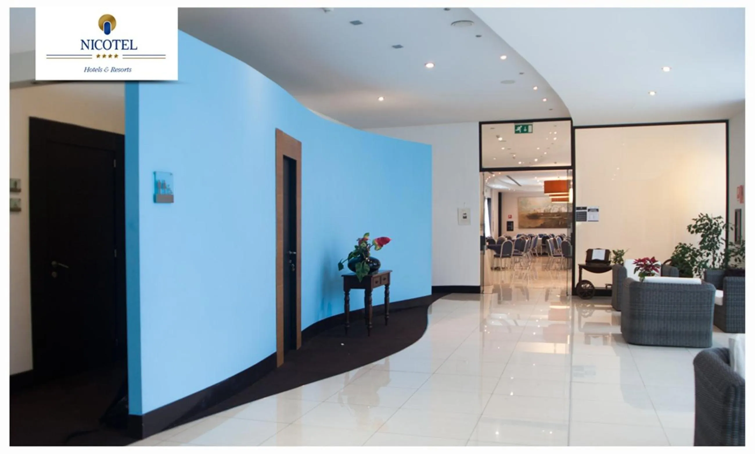 Lobby or reception in Nicotel Pineto