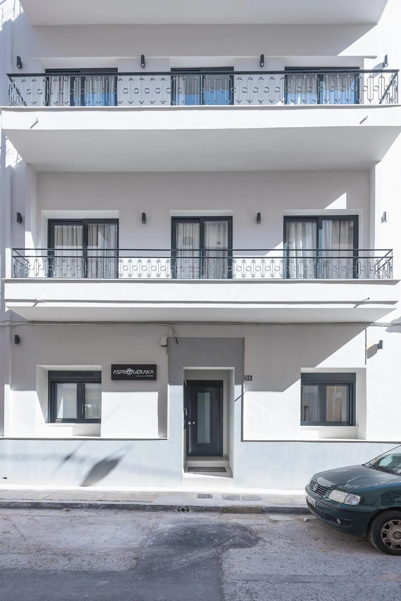 Property building in The Asprogeraka - self check-in rooms