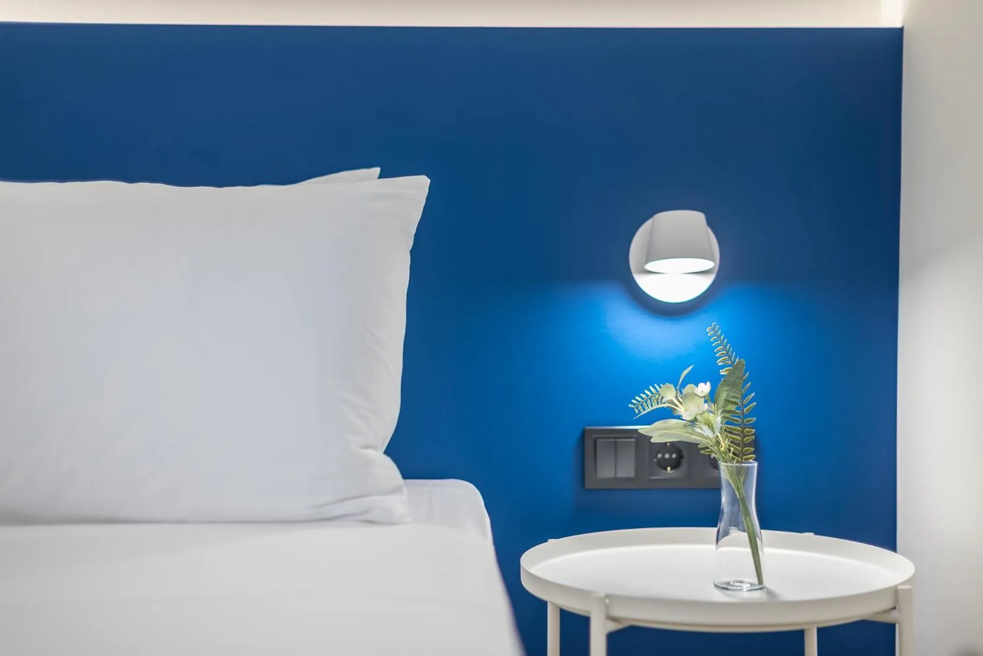 Bed in The Asprogeraka - self check-in rooms