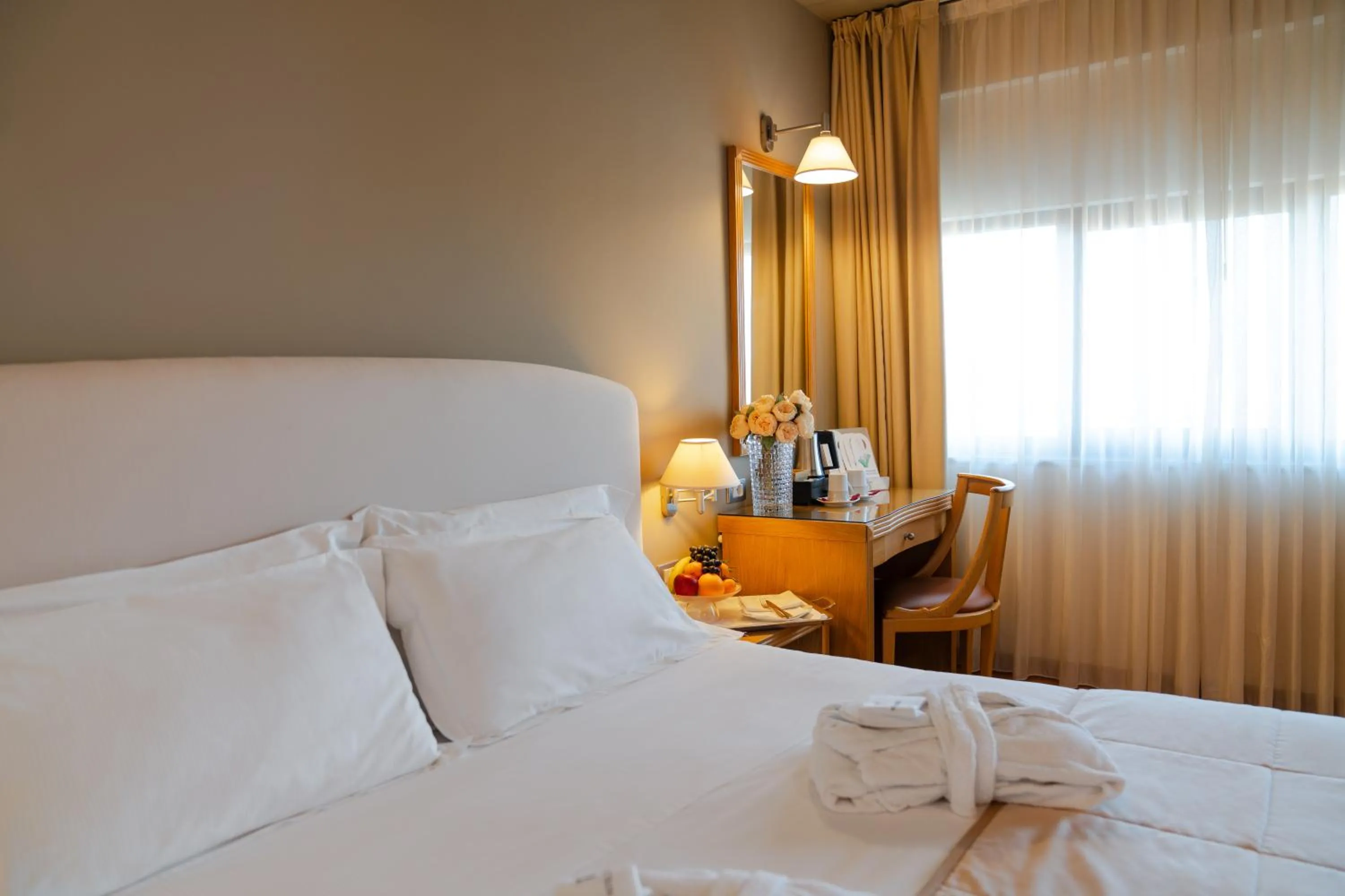 Bed in Hotel Touring