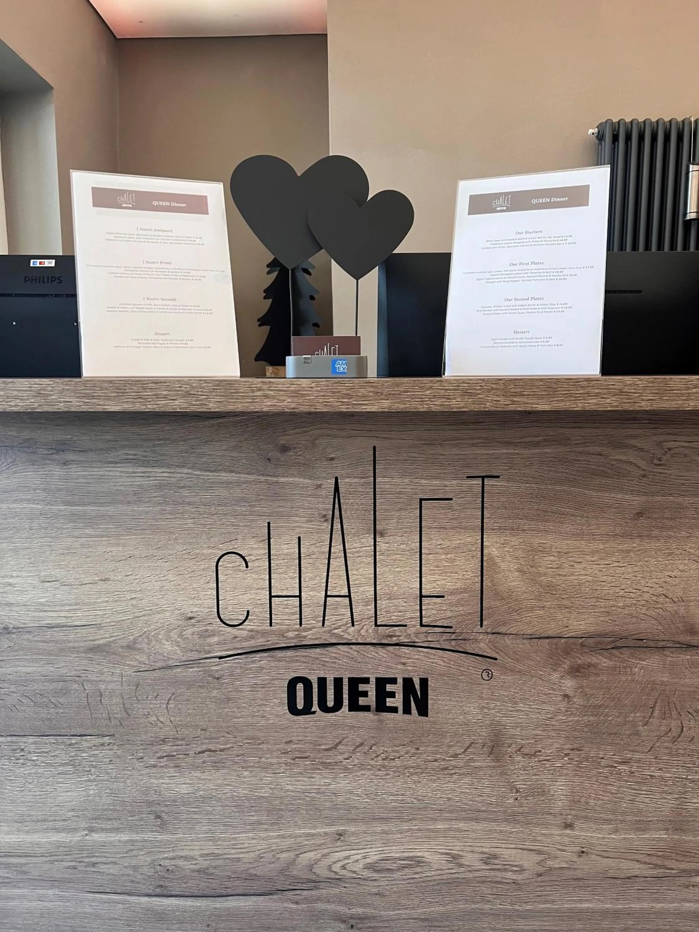 Lobby or reception in Chalet Queen