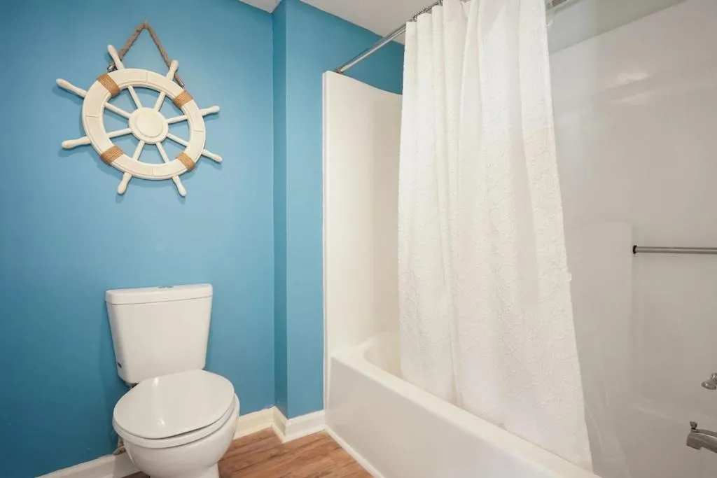 Shower in Beautiful Blue Ocean Condo