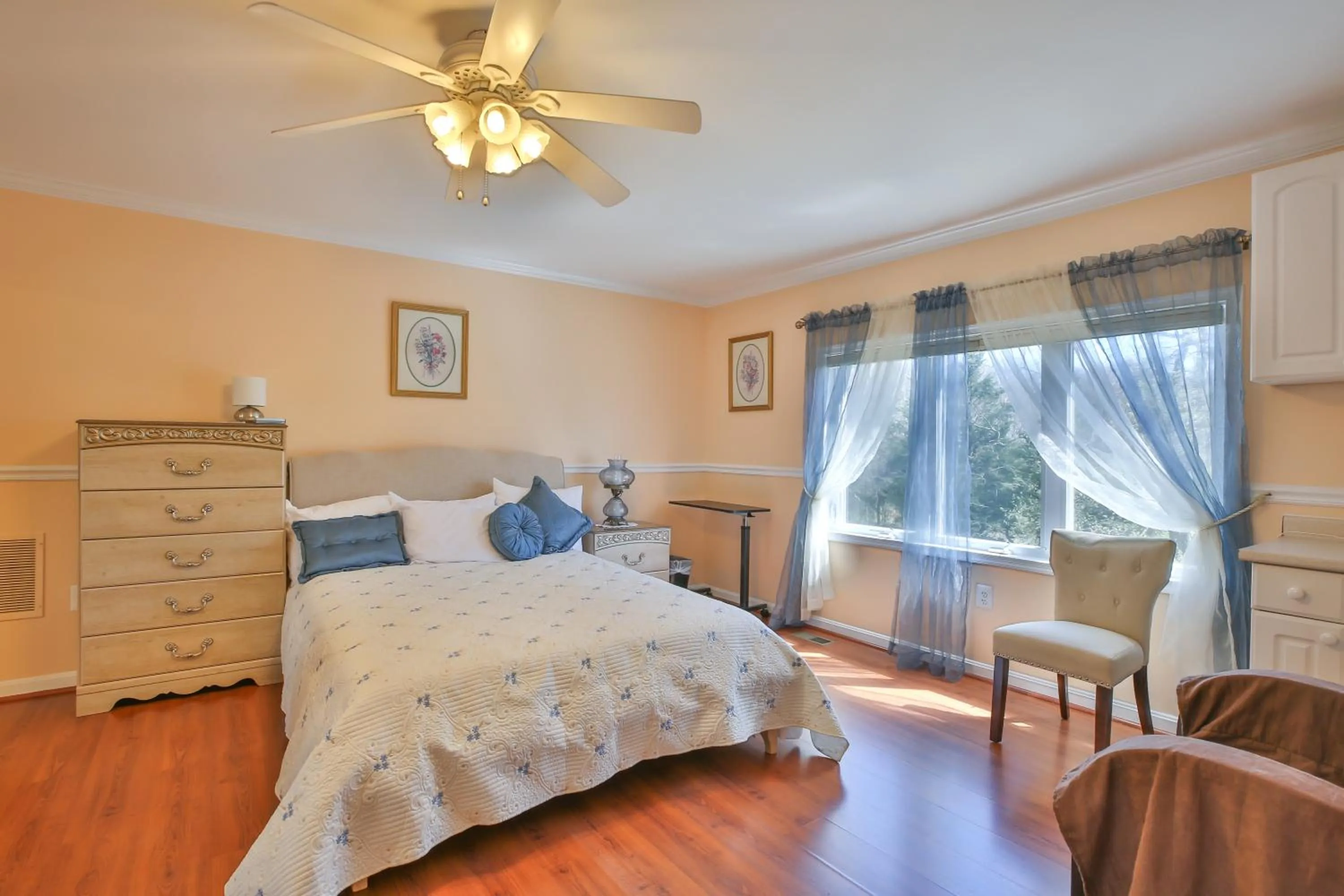 Bedroom, Bed in Purcellville Home