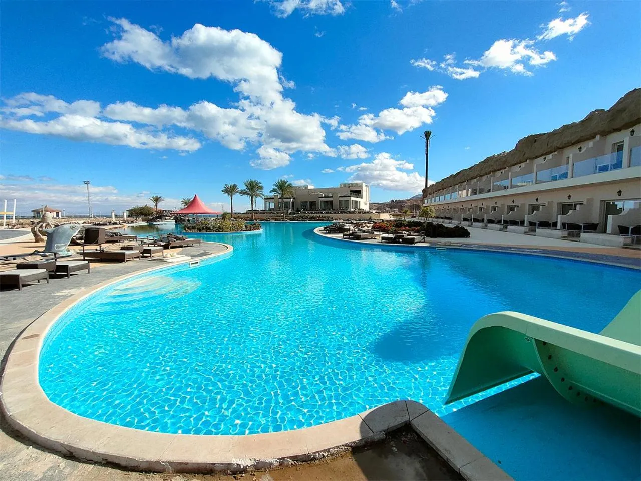 Swimming pool in Eastern El-Galala Aquapark Ain Sokhna