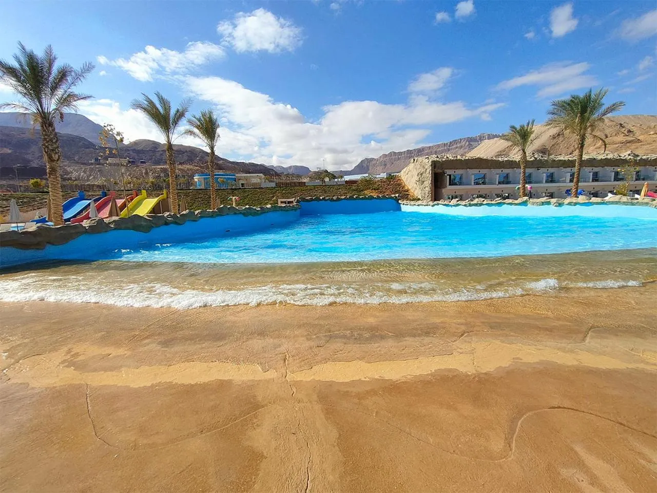 Lake view in Eastern El-Galala Aquapark Ain Sokhna