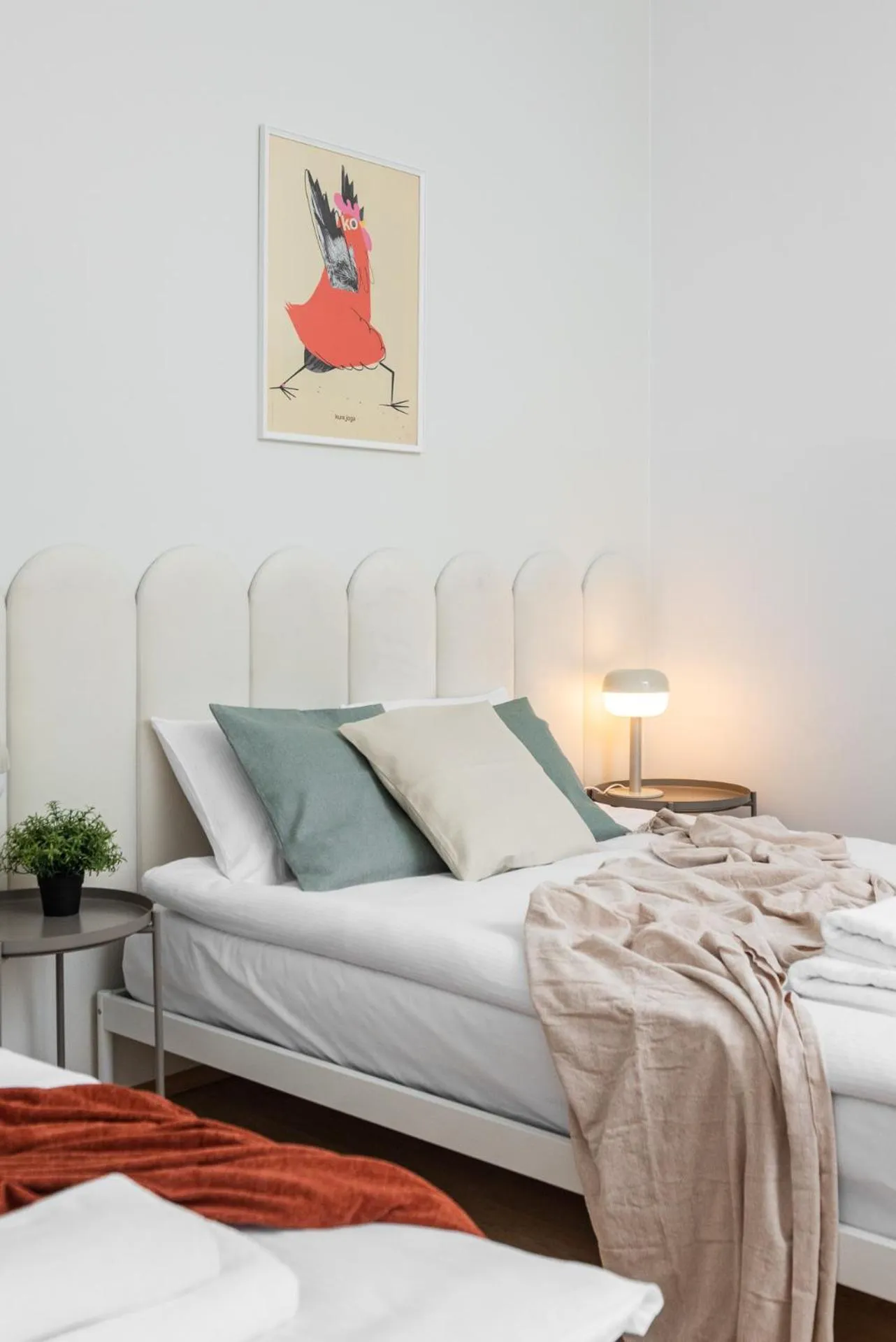 Bed in Modern Centrally Located Apartments - by Upstairs