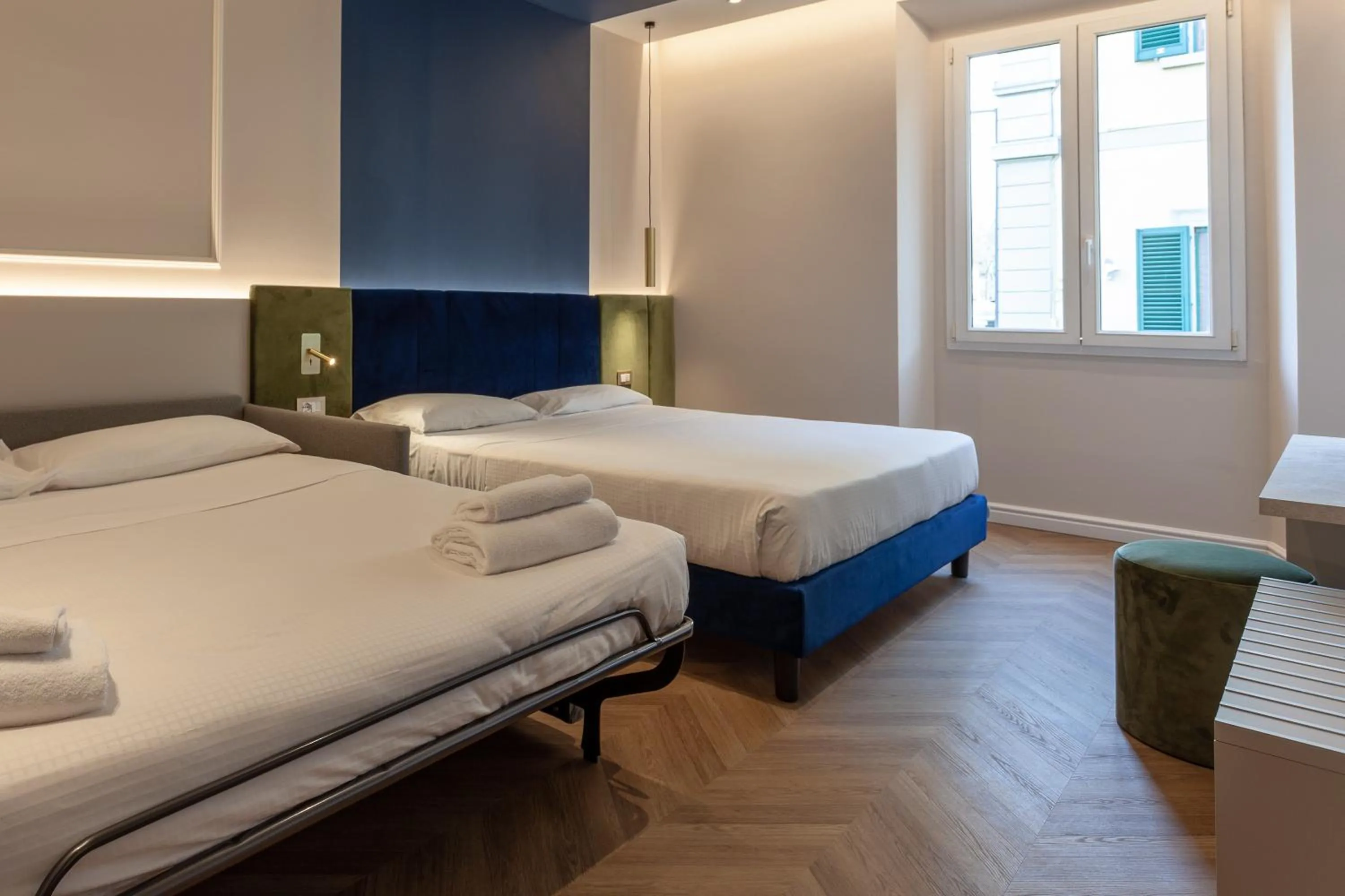 Bed in Hotel La Fortezza