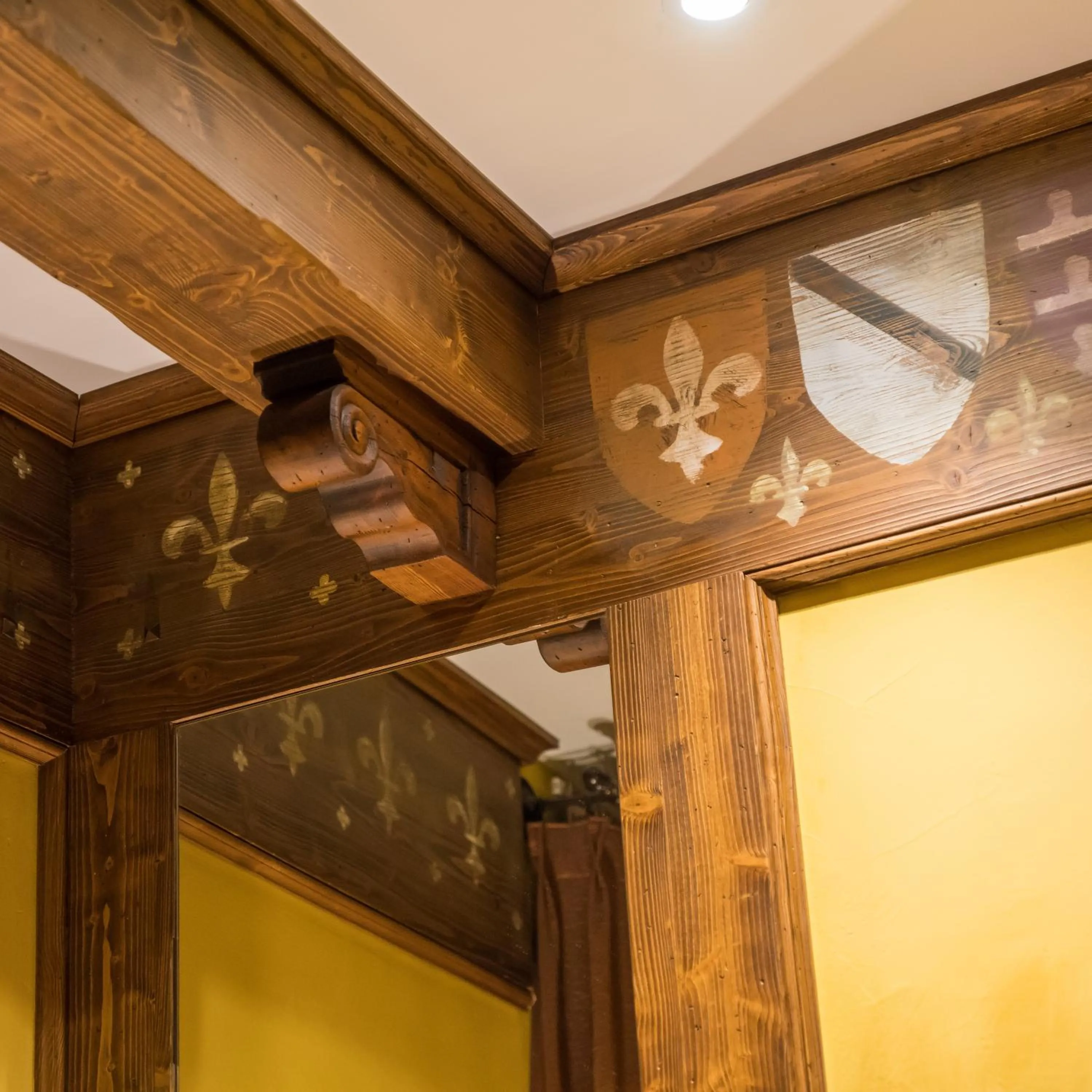 Decorative detail in Hotel Bernini Palace