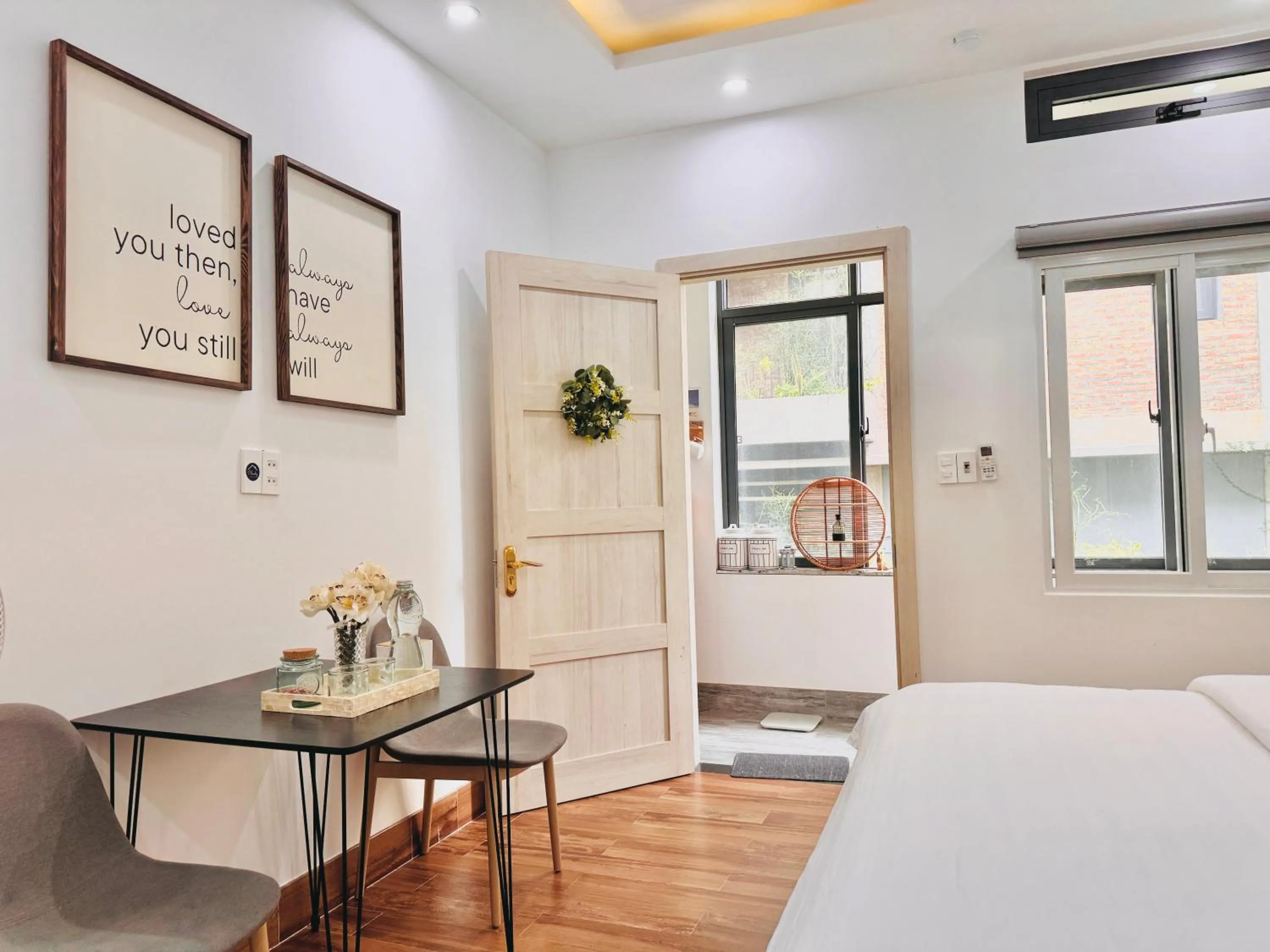 View (from property/room), Bed in Cloudy Homestay Hoi An